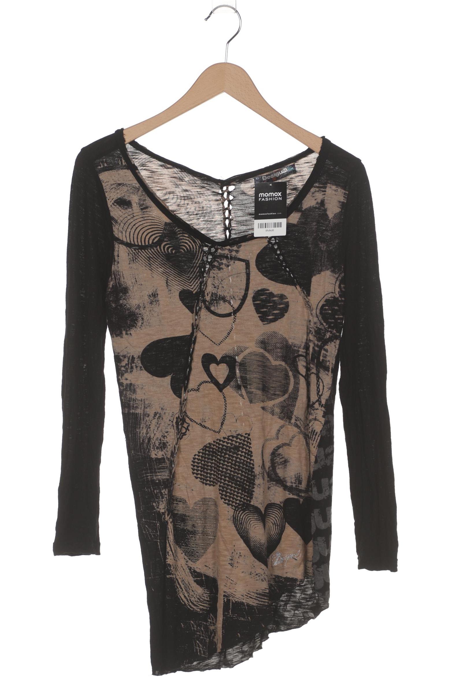 

Desigual Damen Langarmshirt, schwarz, Gr. 42