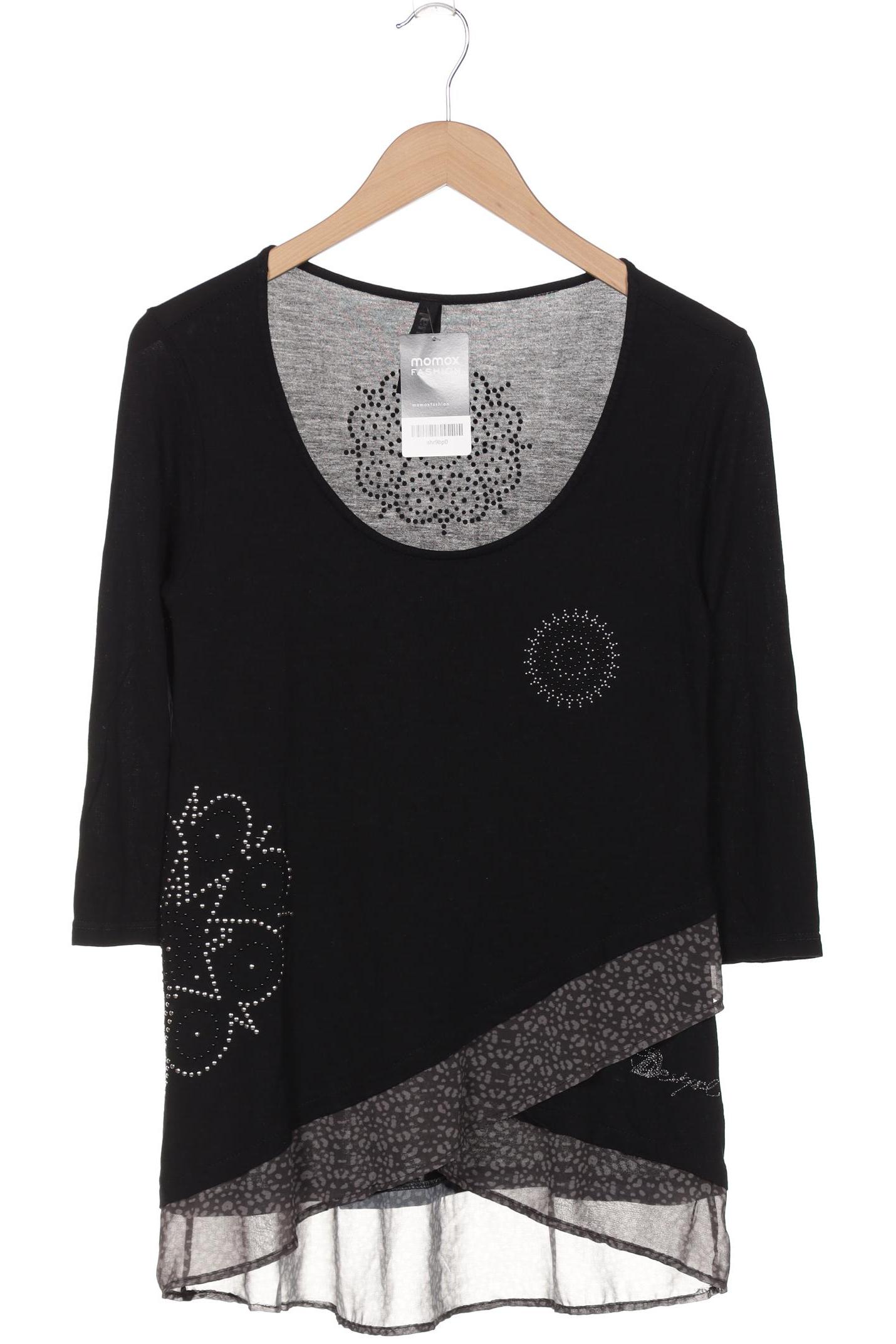 

Desigual Damen Langarmshirt, schwarz, Gr. 38