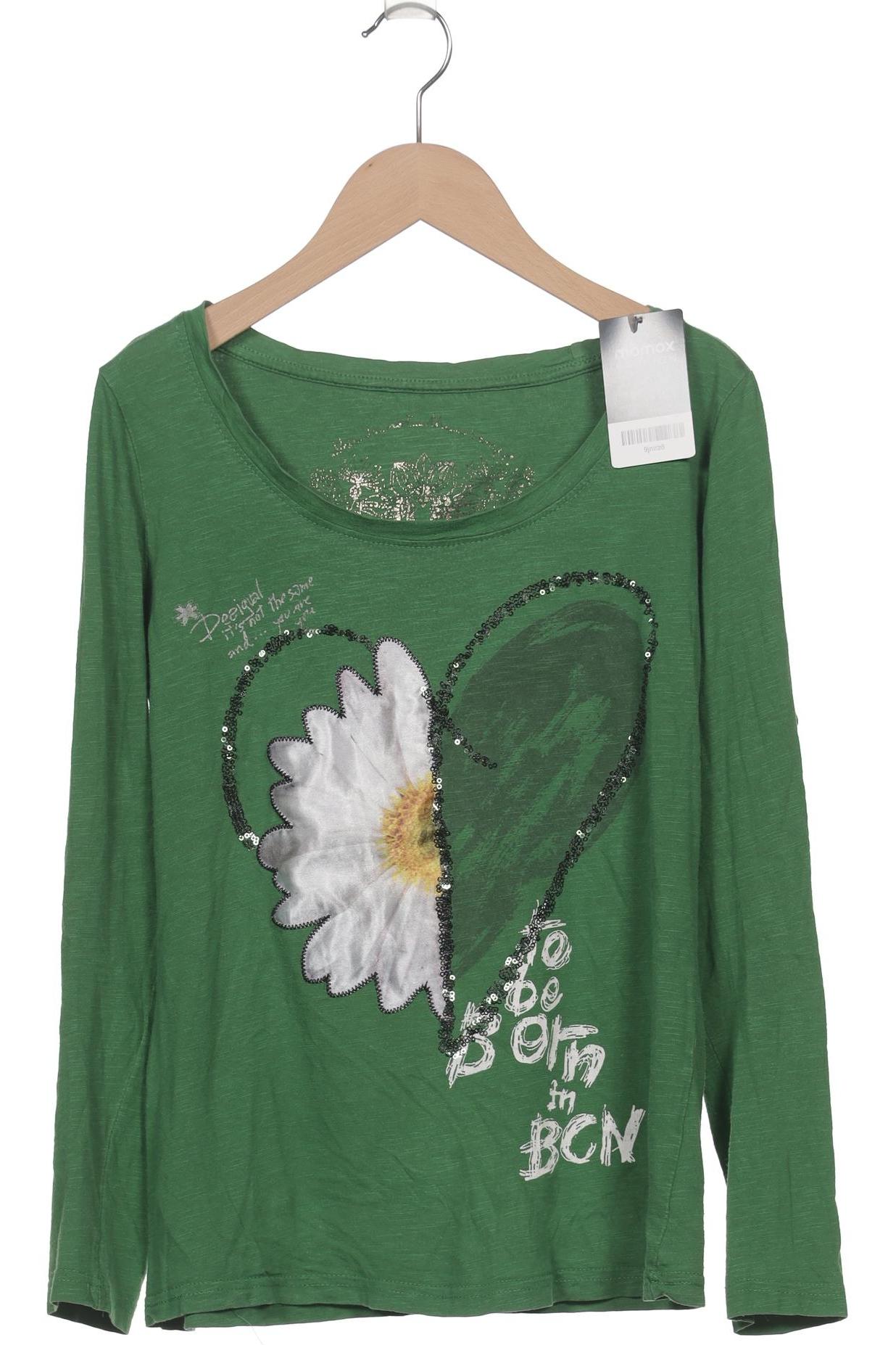 

Desigual Damen Langarmshirt, grün, Gr. 38