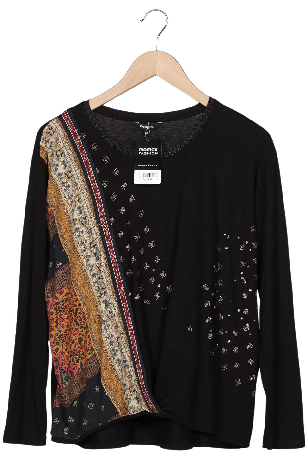 

Desigual Damen Langarmshirt, schwarz, Gr. 44