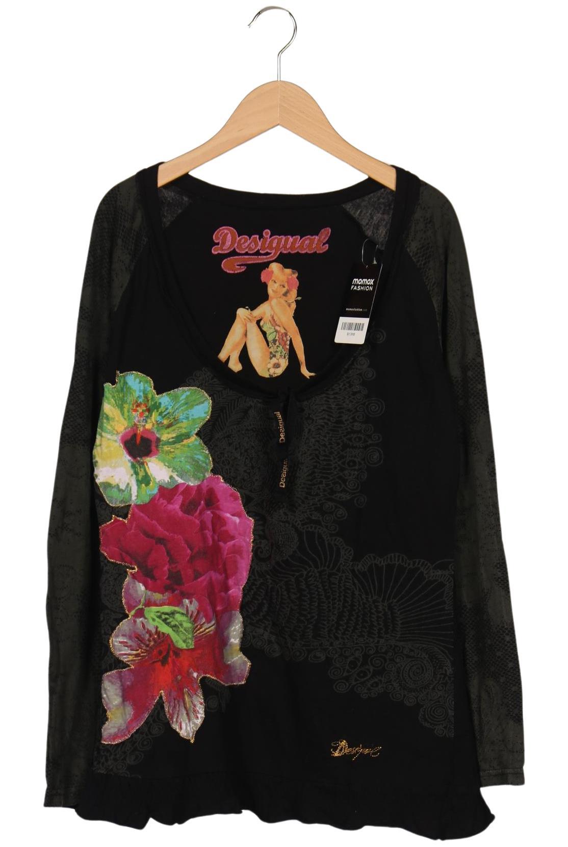 

Desigual Damen Langarmshirt, schwarz, Gr. 42