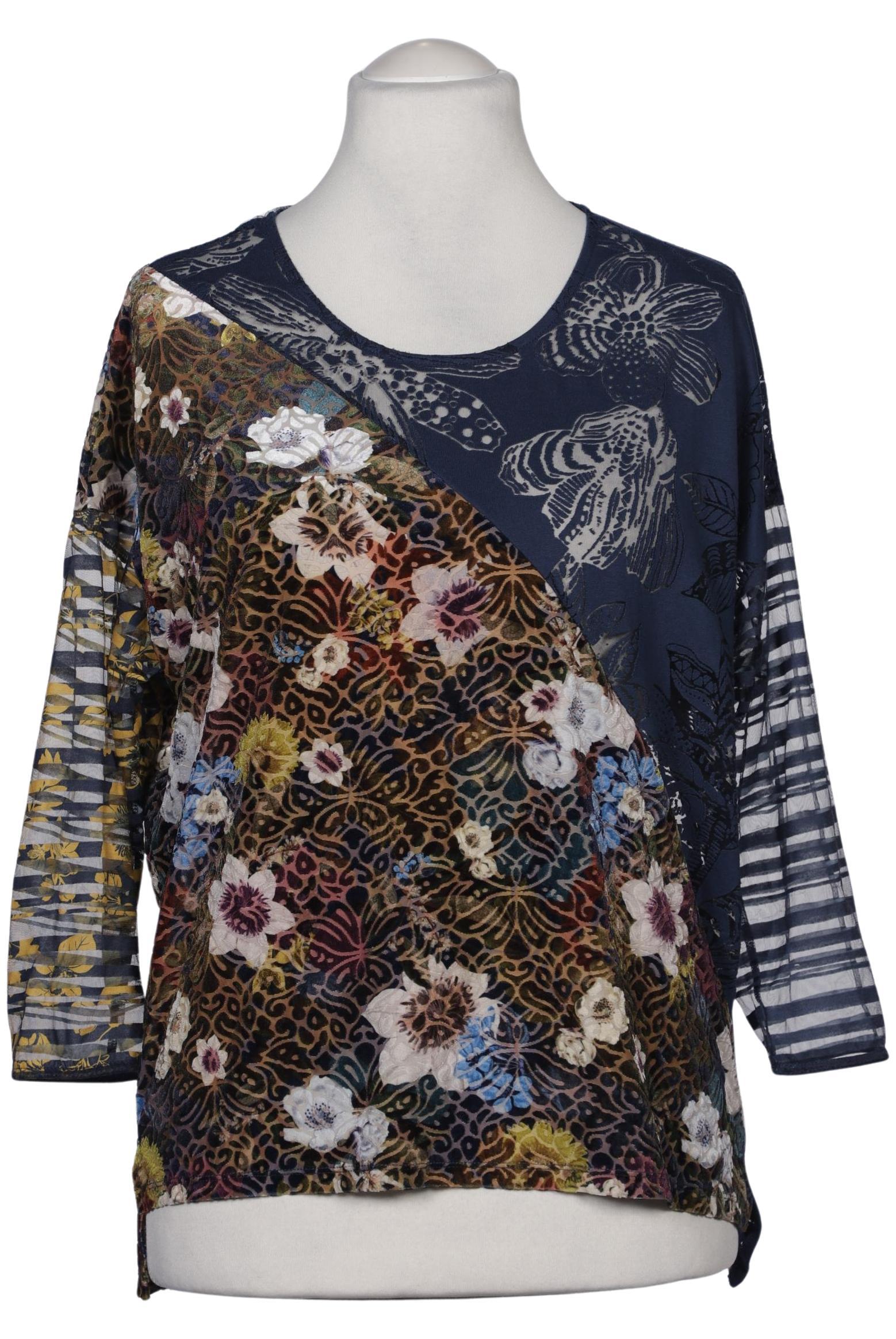 

Desigual Damen Langarmshirt, marineblau, Gr. 38