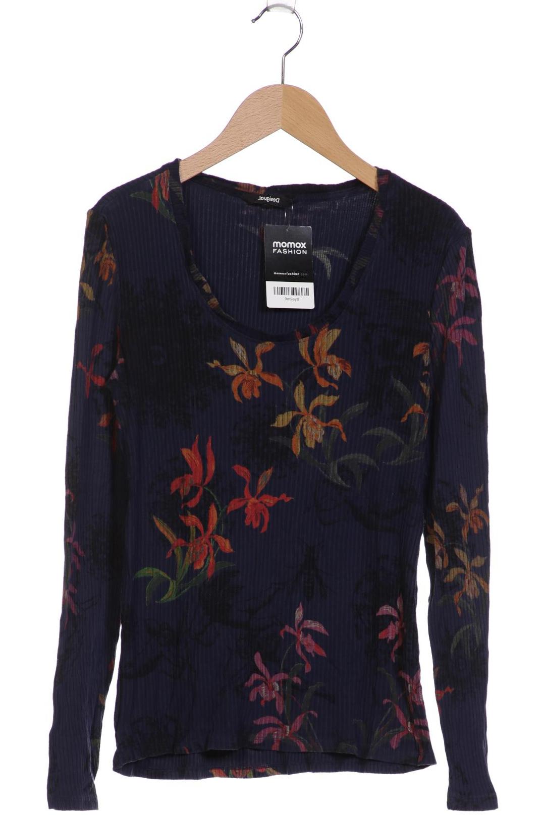 

Desigual Damen Langarmshirt, marineblau, Gr. 44