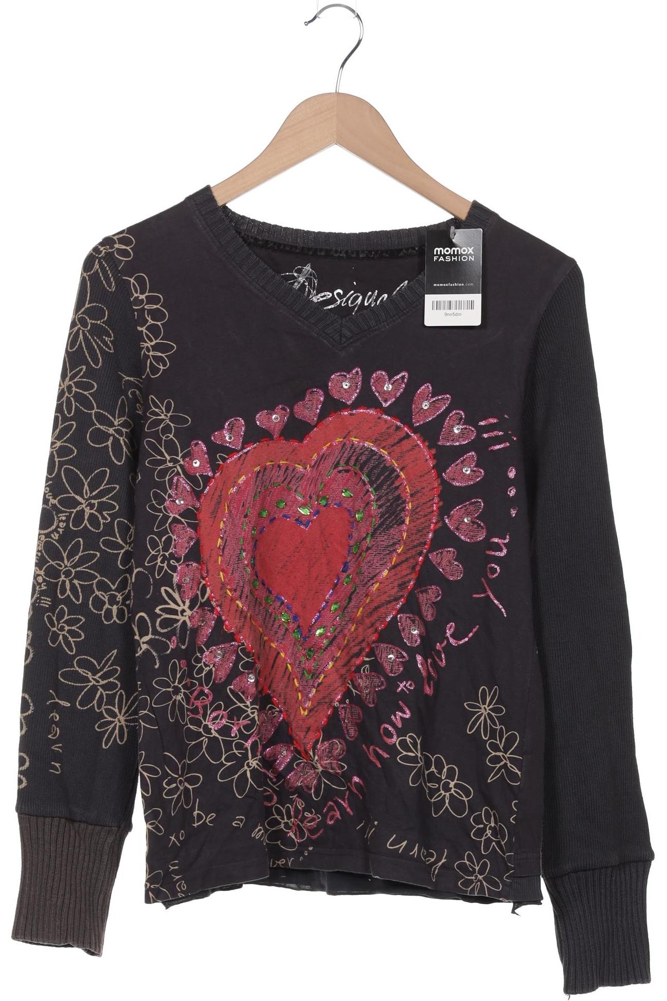 

Desigual Damen Langarmshirt, marineblau, Gr. 44