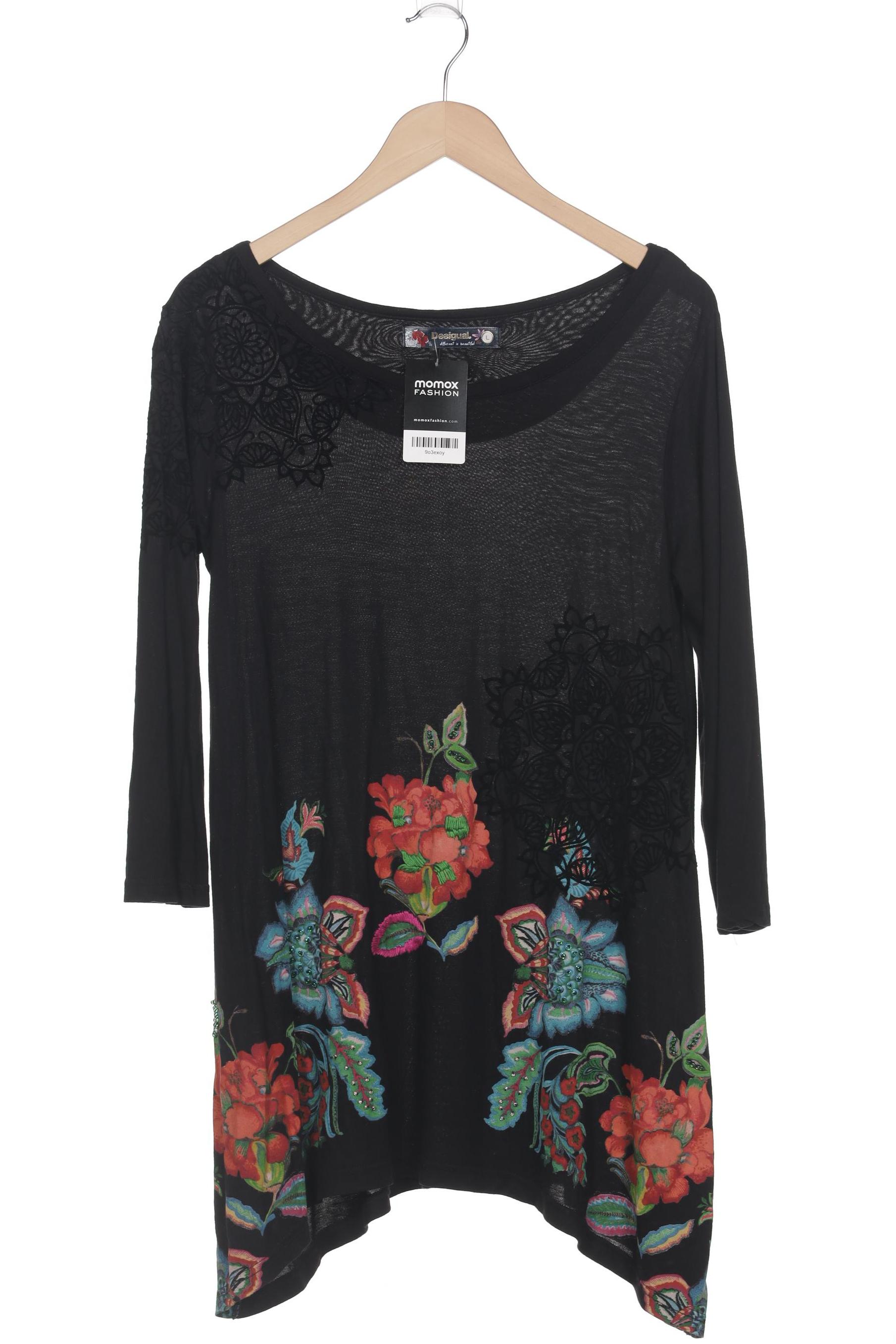 

Desigual Damen Langarmshirt, schwarz, Gr. 42