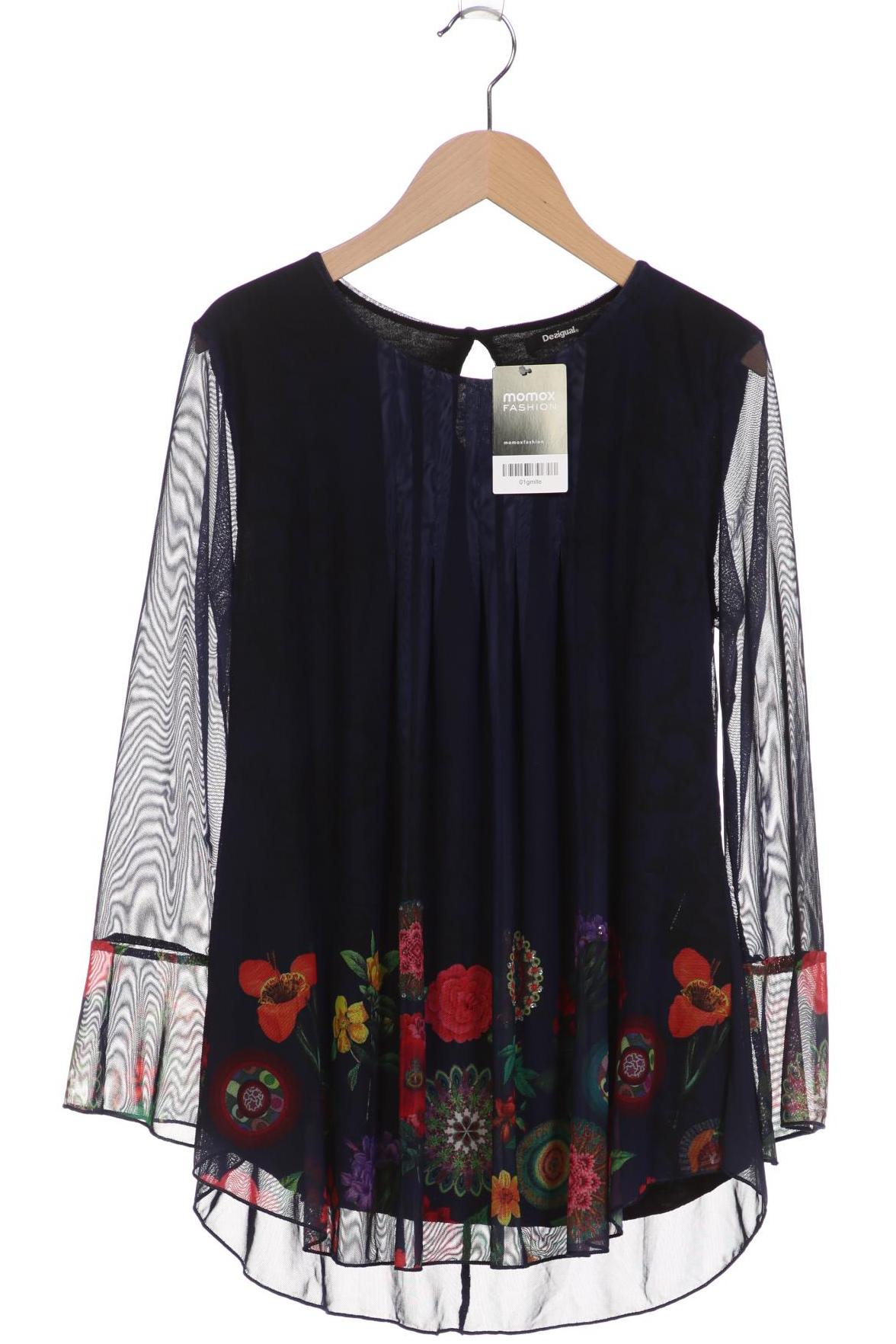 

Desigual Damen Langarmshirt, marineblau, Gr. 36