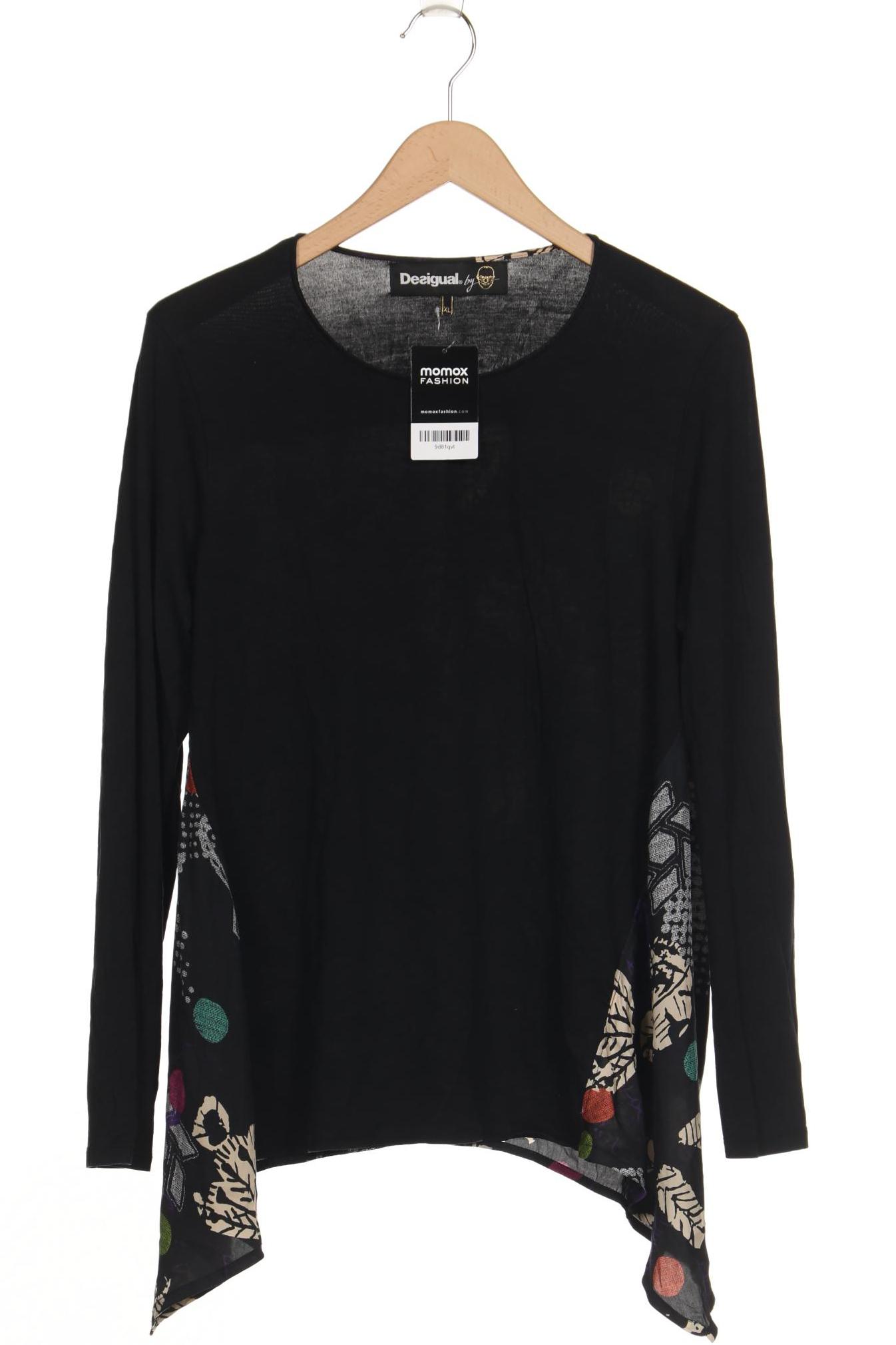 

Desigual Damen Langarmshirt, schwarz, Gr. 44