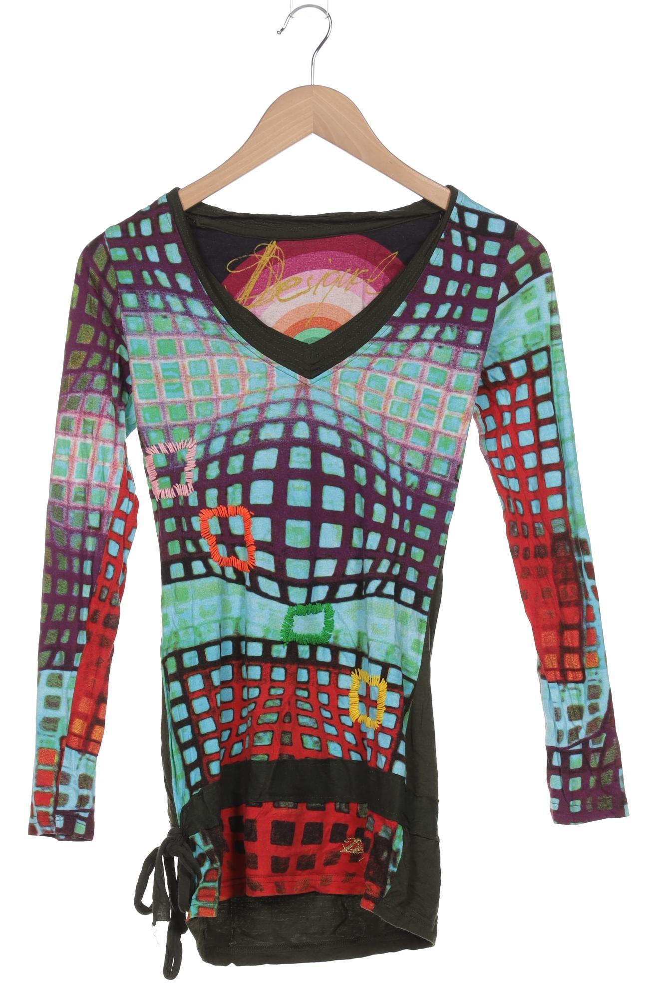 

Desigual Damen Langarmshirt, grün, Gr. 36