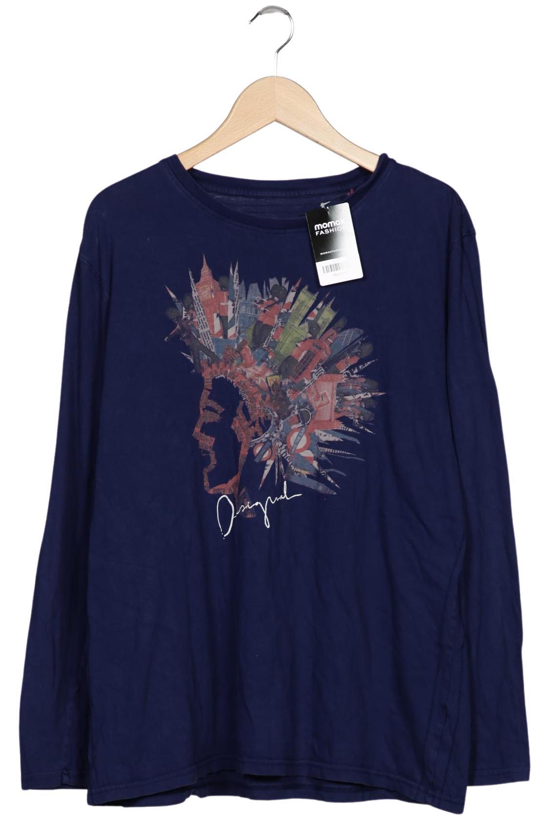 

Desigual Damen Langarmshirt, marineblau, Gr. 48