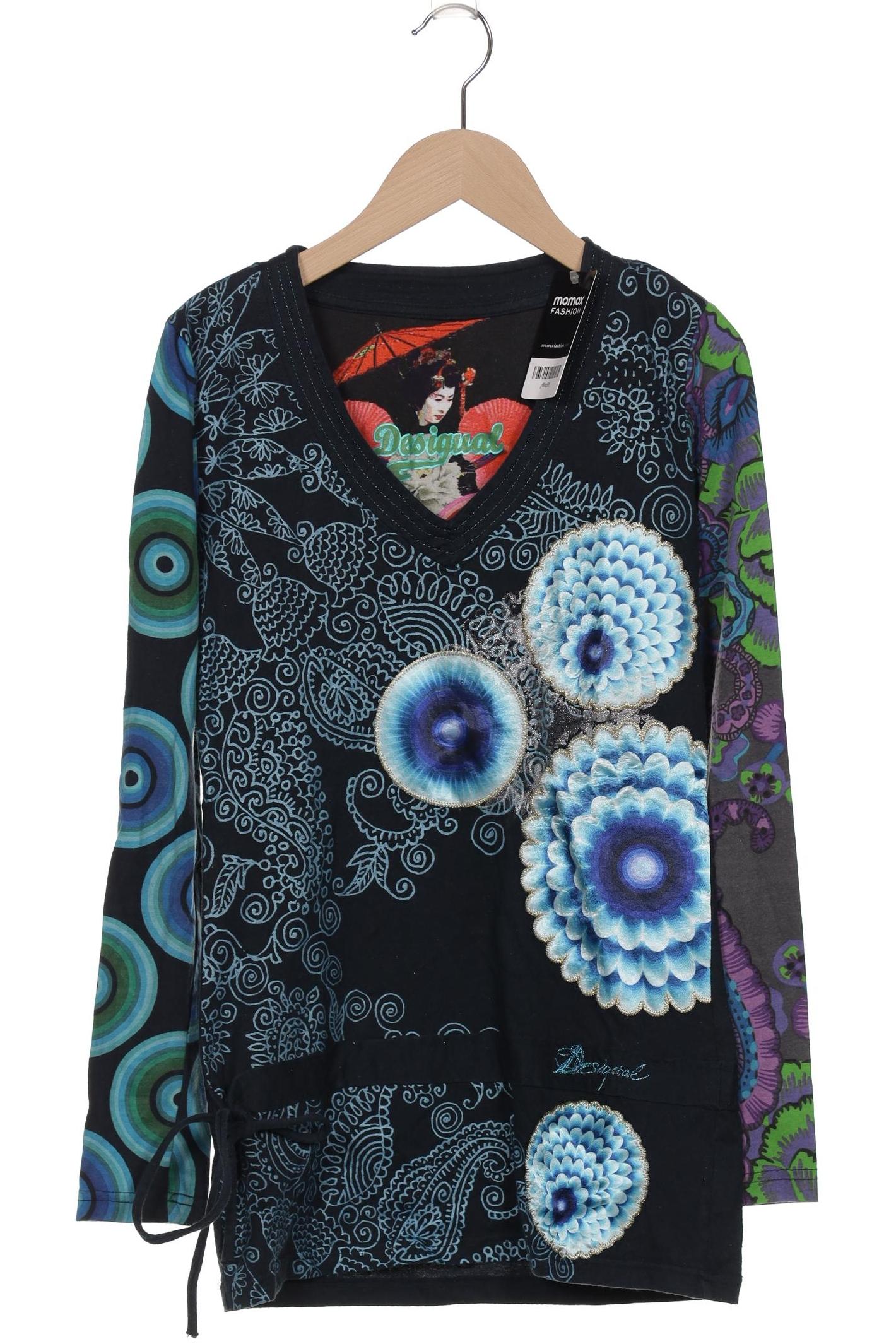 

Desigual Damen Langarmshirt, marineblau, Gr. 36