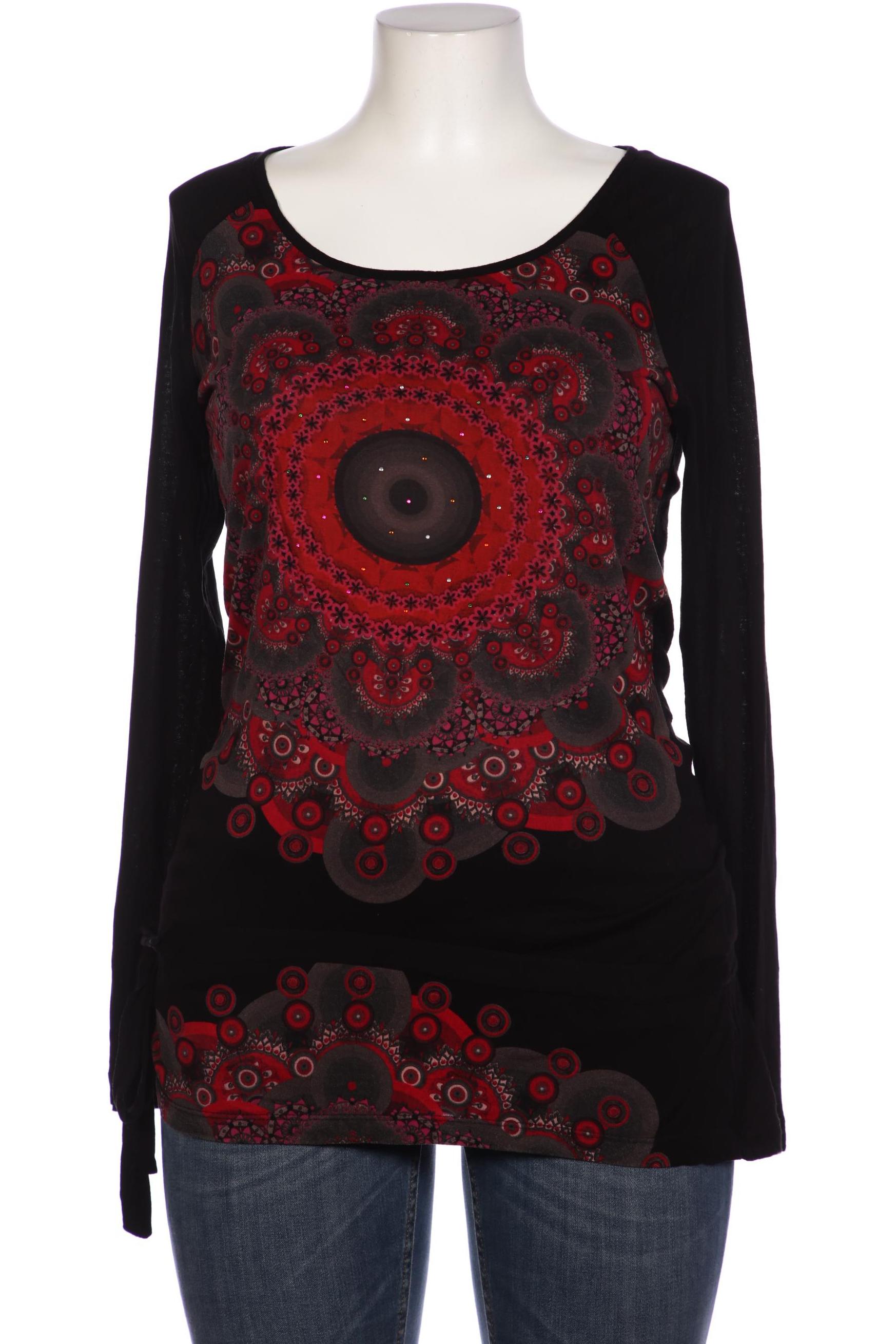 

Desigual Damen Langarmshirt, schwarz, Gr. 42