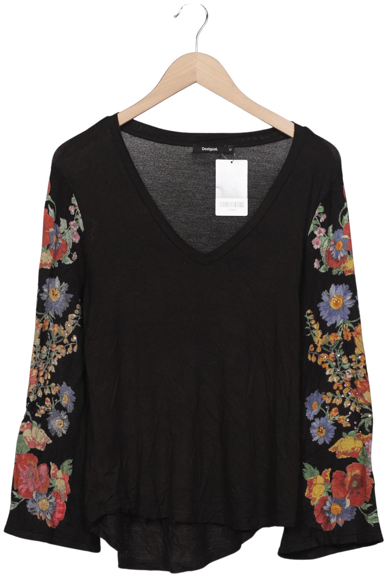 

Desigual Damen Langarmshirt, schwarz, Gr. 38