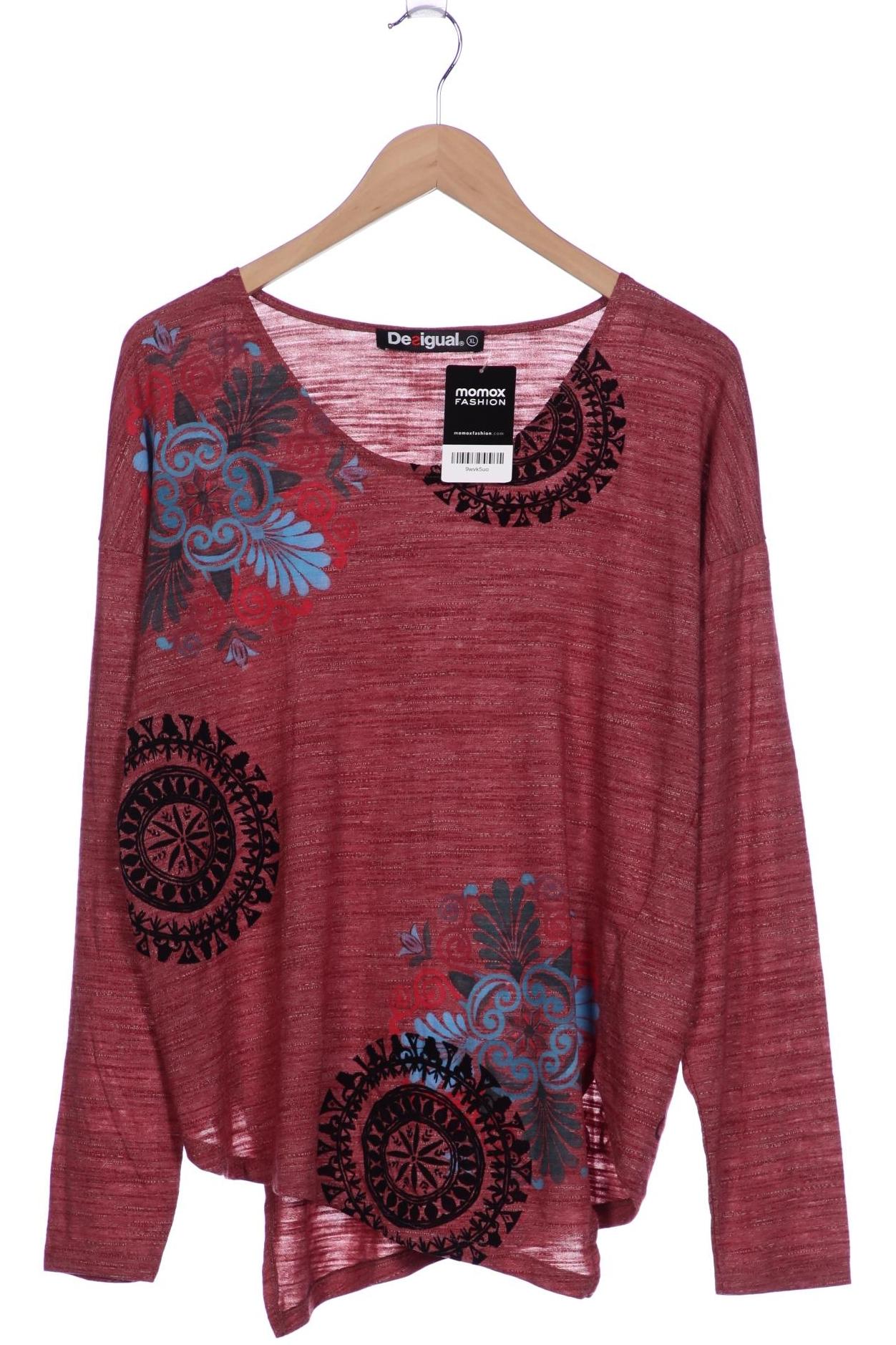 

Desigual Damen Langarmshirt, bordeaux, Gr. 44