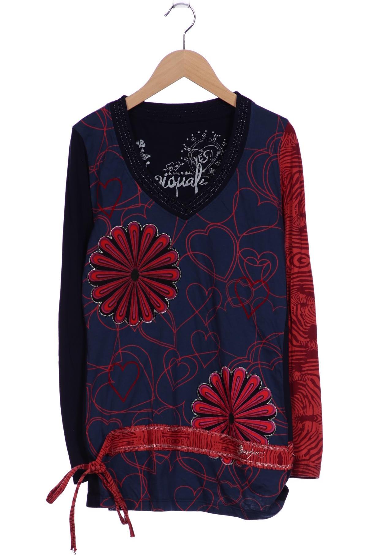 

Desigual Damen Langarmshirt, marineblau, Gr. 42