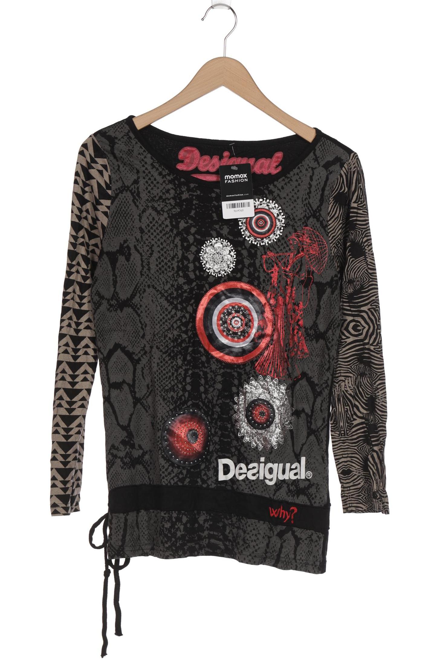

Desigual Damen Langarmshirt, schwarz, Gr. 44