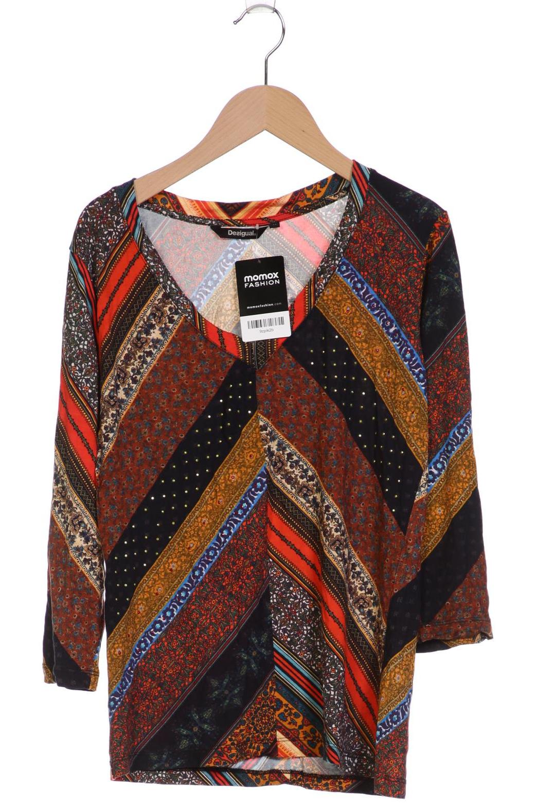 

Desigual Damen Langarmshirt, mehrfarbig, Gr. 38