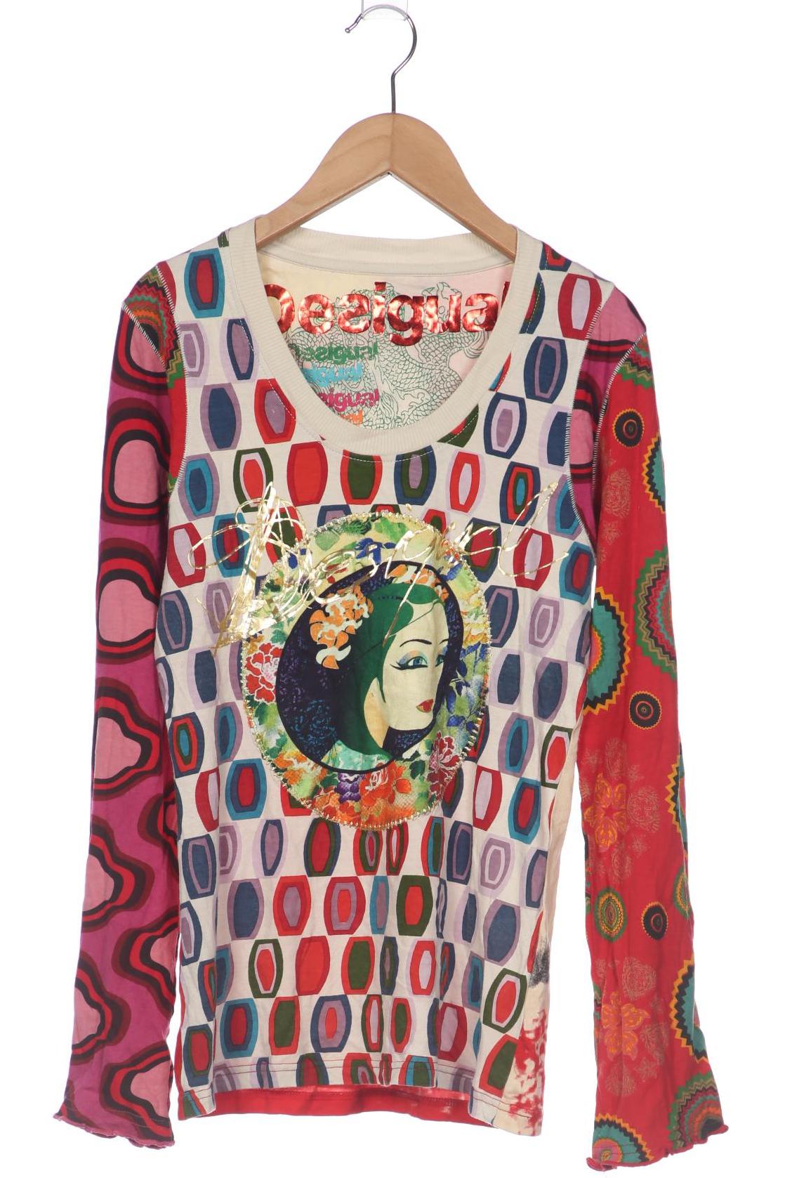 

Desigual Damen Langarmshirt, mehrfarbig, Gr. 38