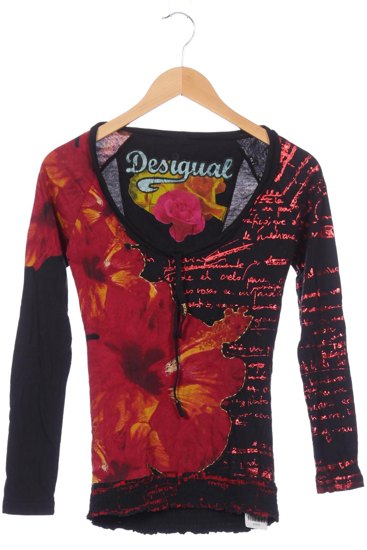 

Desigual Damen Langarmshirt, schwarz, Gr. 34