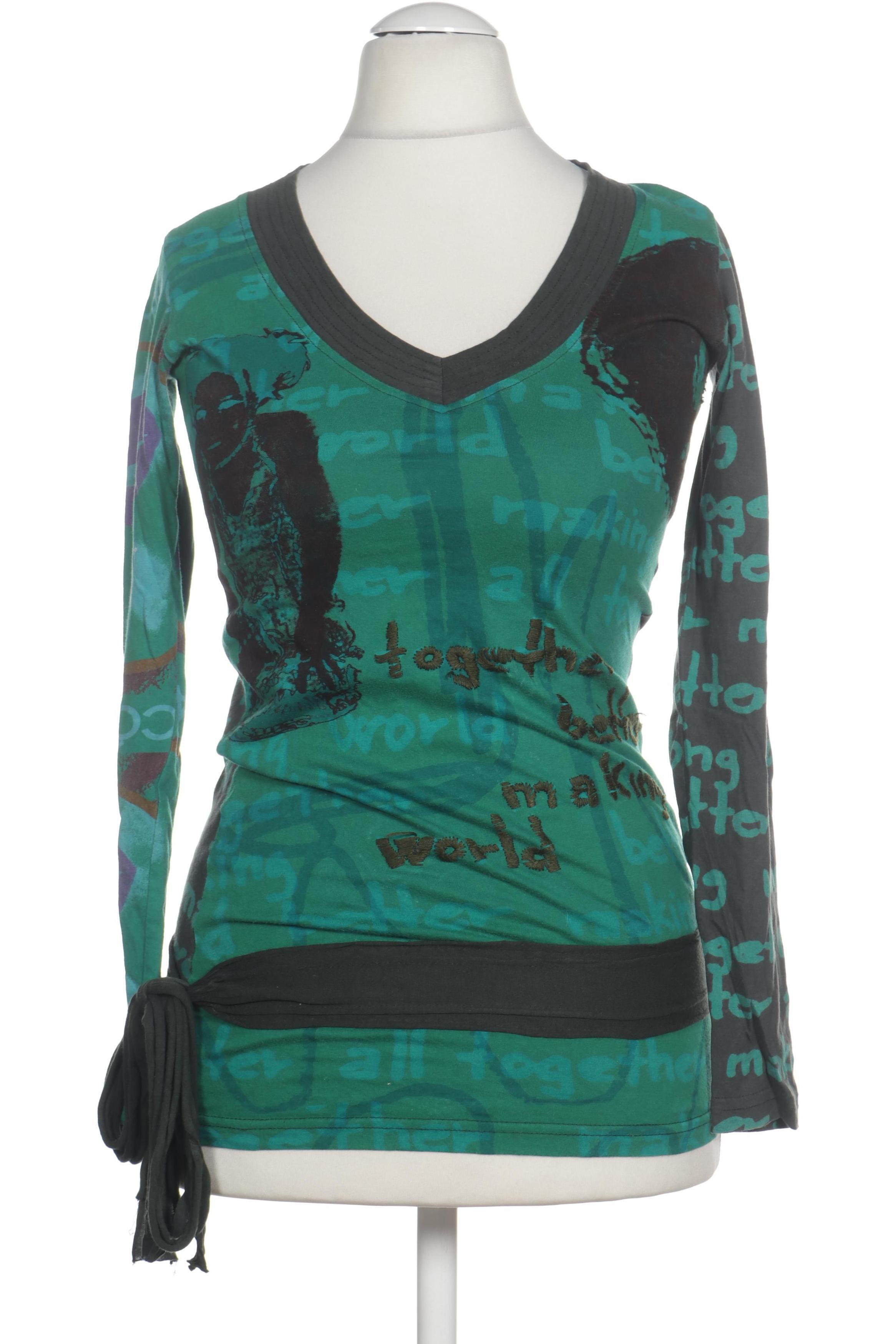 

Desigual Damen Langarmshirt, grün, Gr.