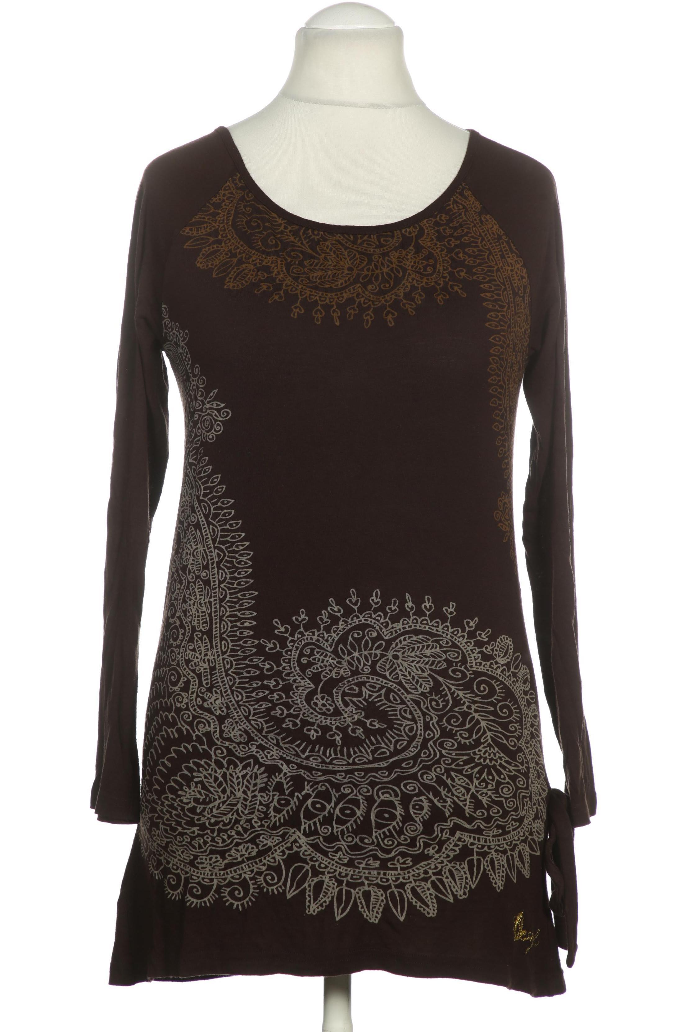 

Desigual Damen Langarmshirt, braun, Gr.
