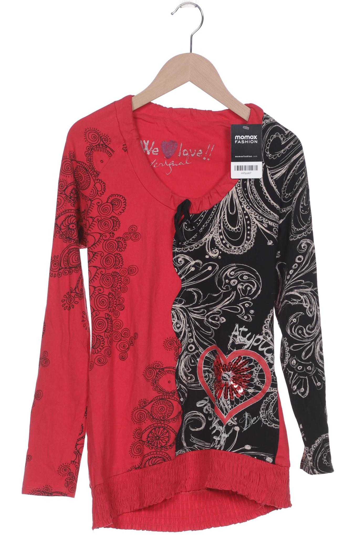 

Desigual Damen Langarmshirt, rot, Gr. 38