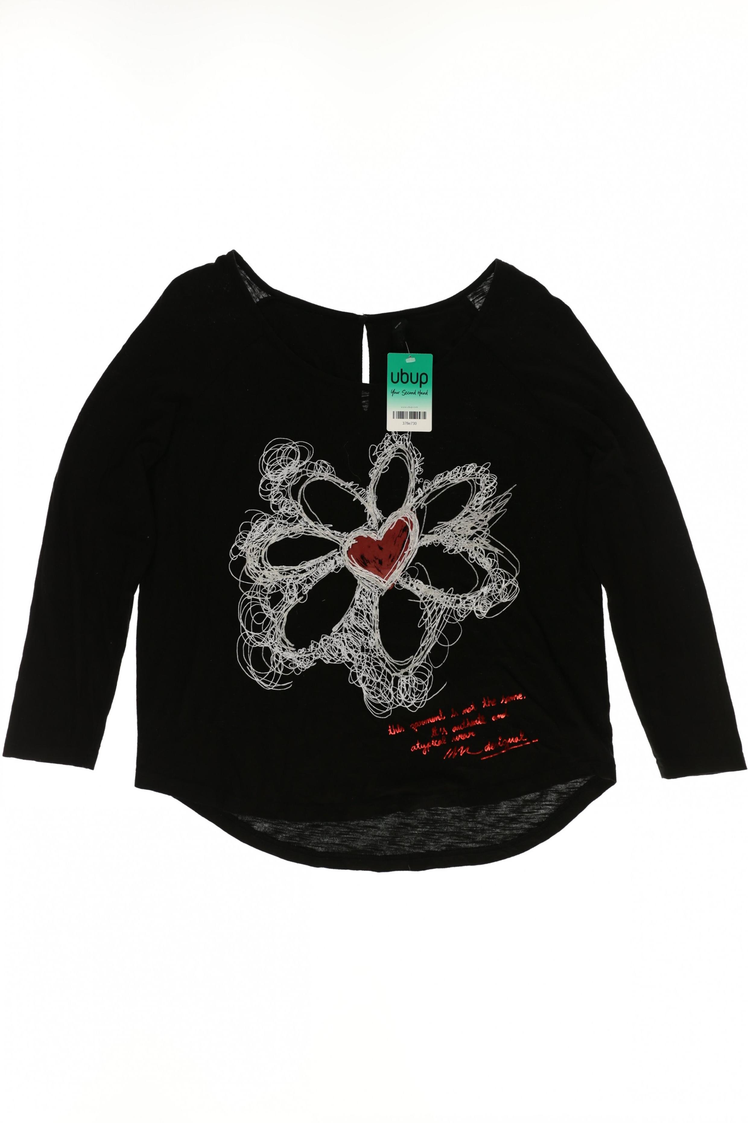 

Desigual Damen Langarmshirt, schwarz, Gr.