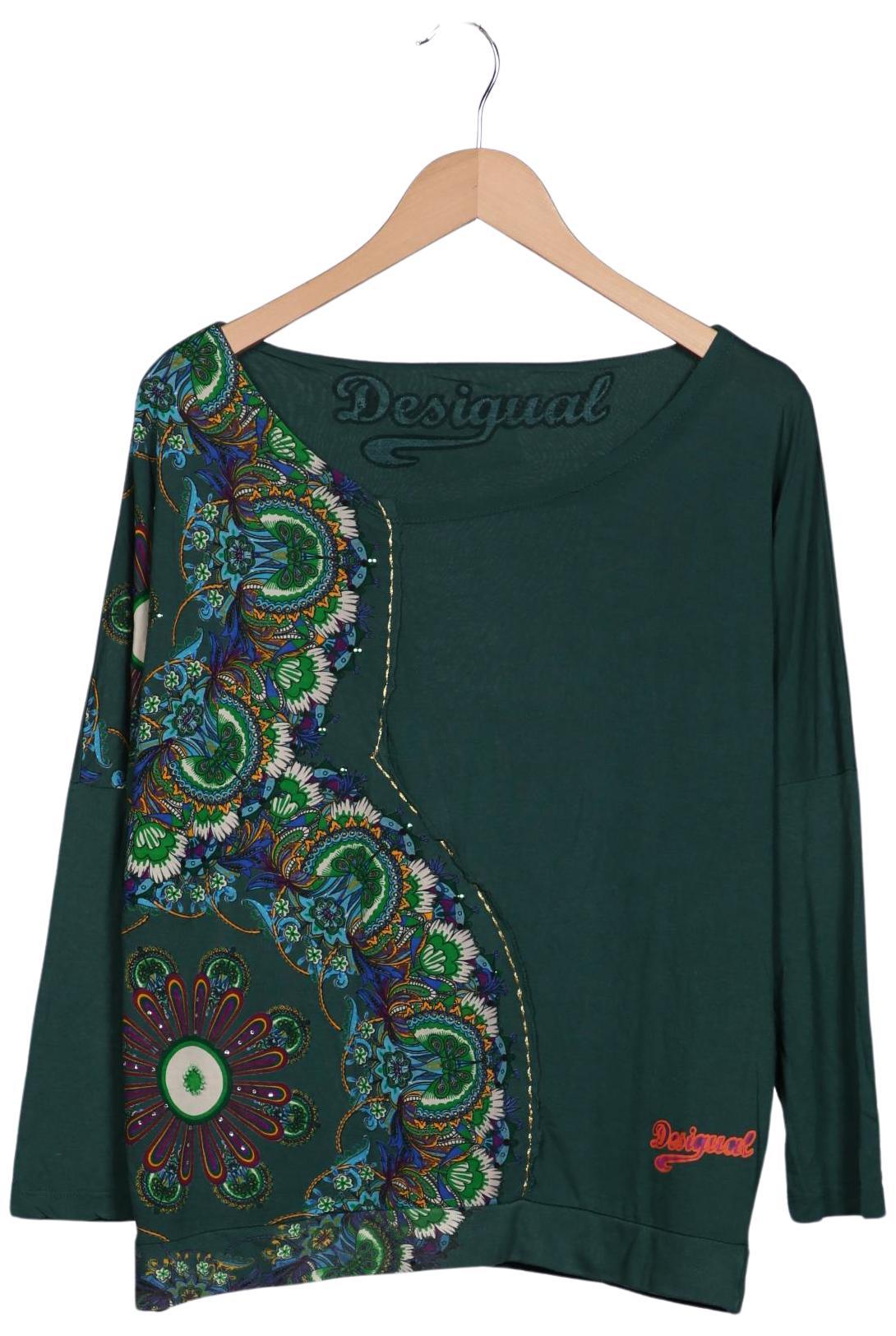 

Desigual Damen Langarmshirt, grün, Gr. 42