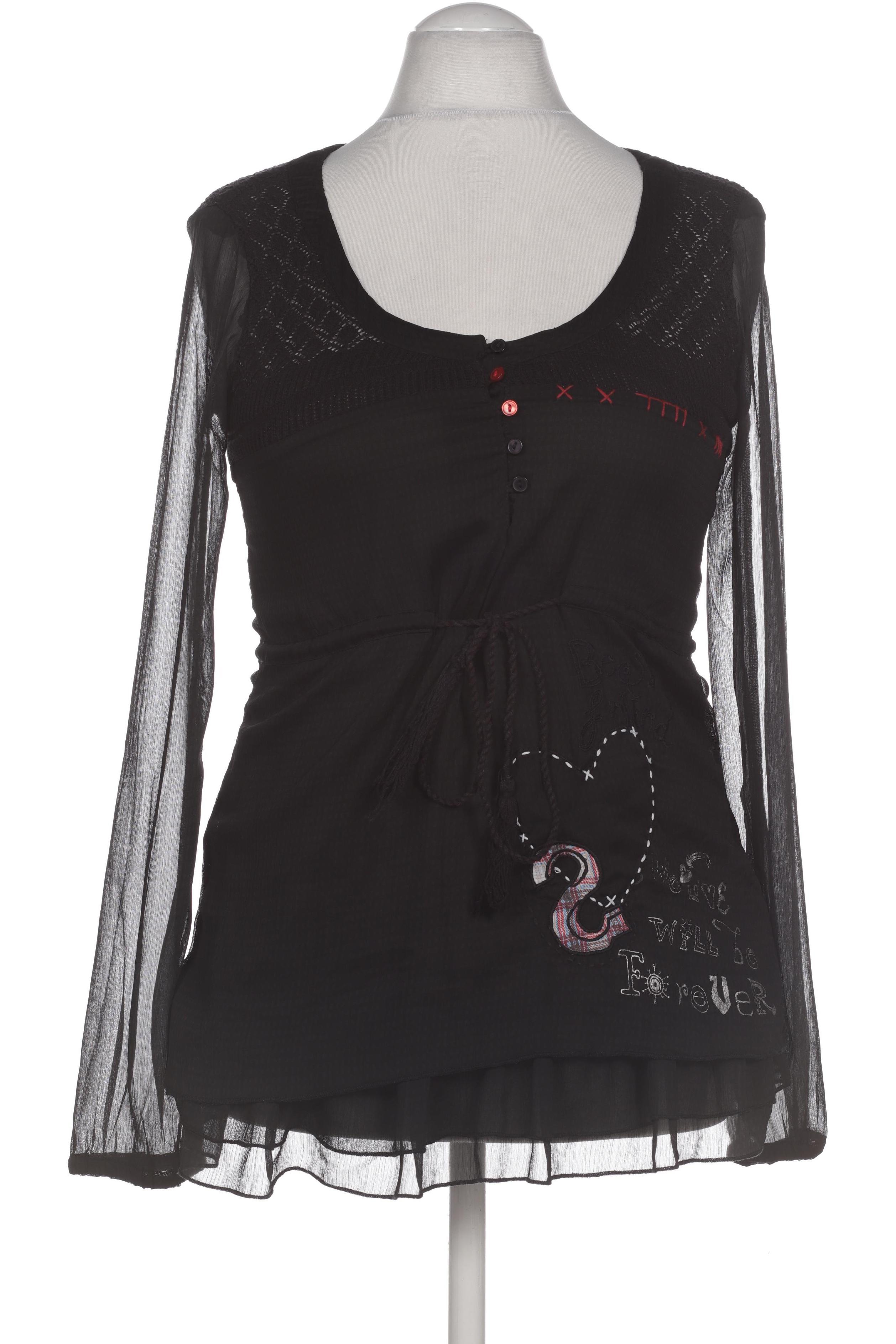 

Desigual Damen Langarmshirt, schwarz, Gr.