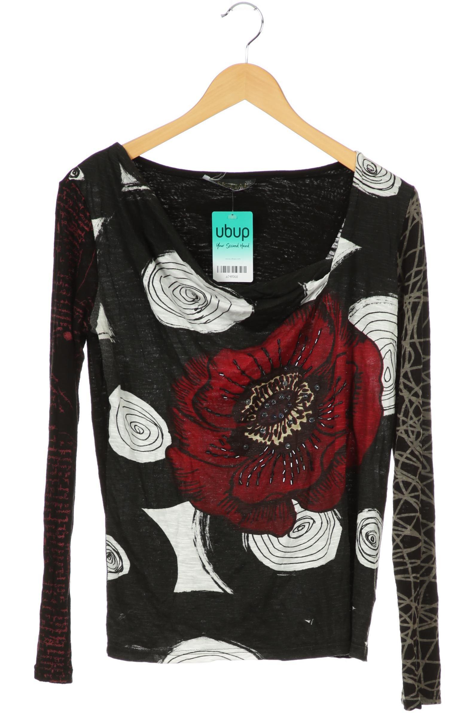 

Desigual Damen Langarmshirt, schwarz, Gr.