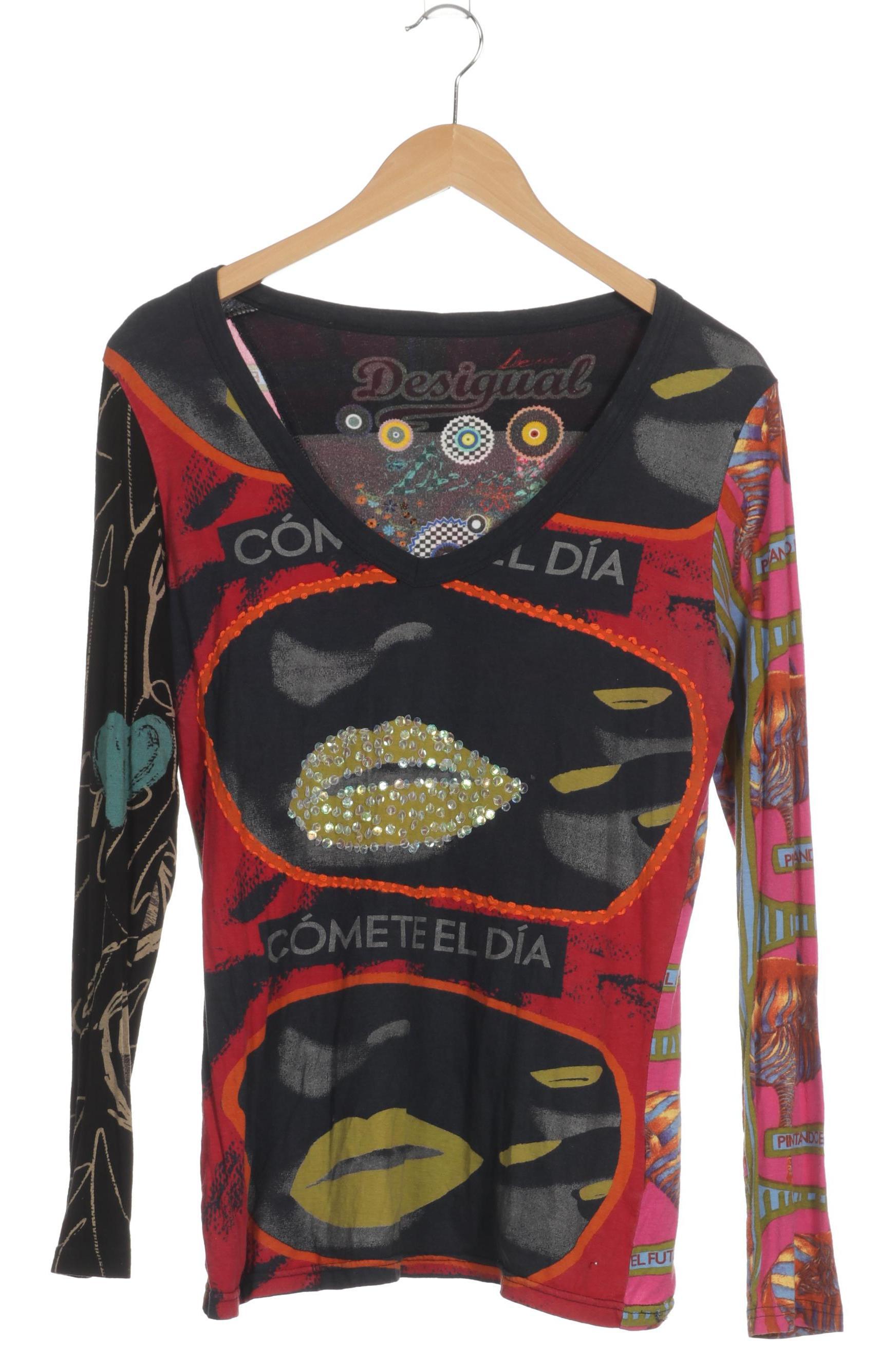 

Desigual Damen Langarmshirt, pink, Gr.