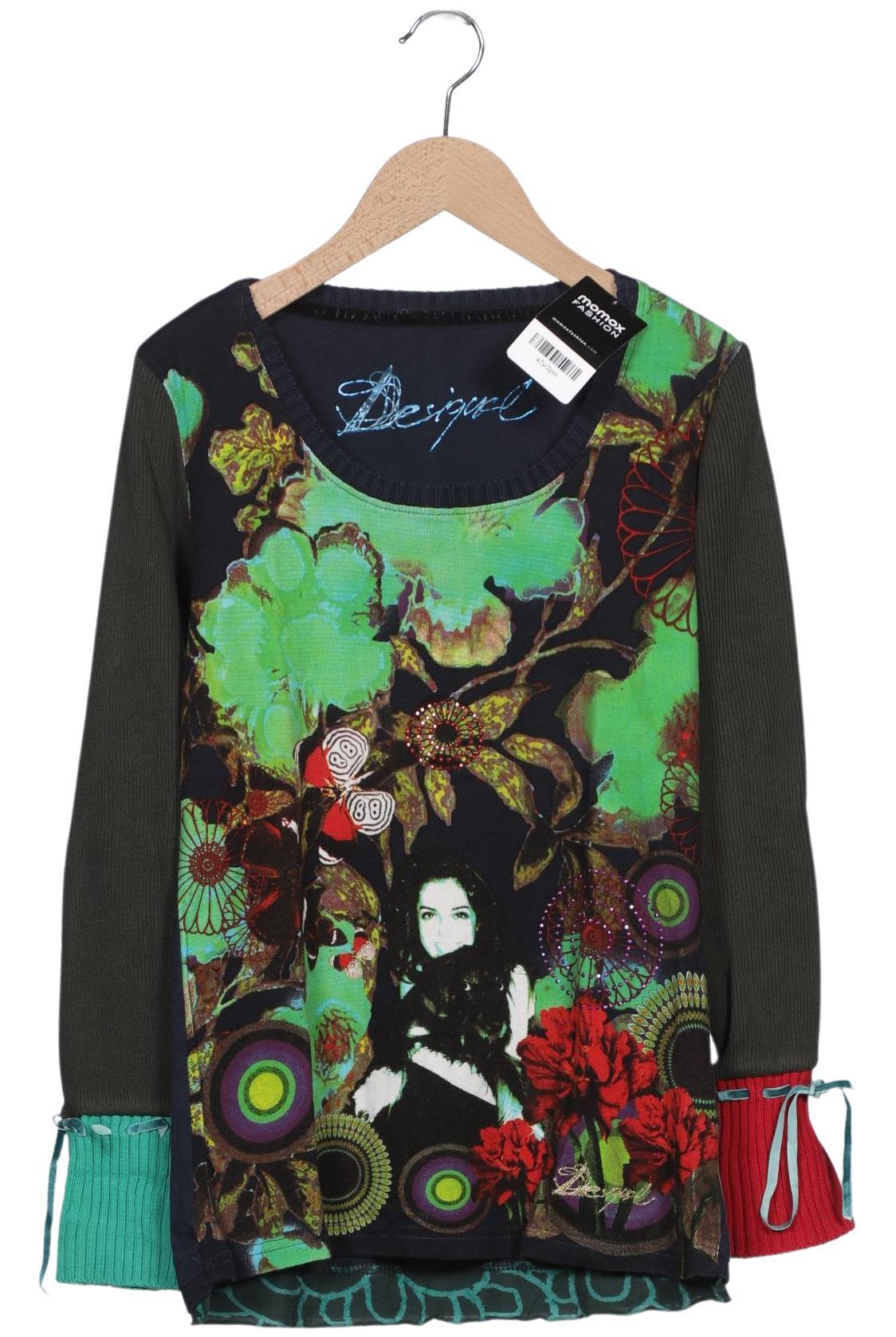 

Desigual Damen Langarmshirt, marineblau, Gr. 38