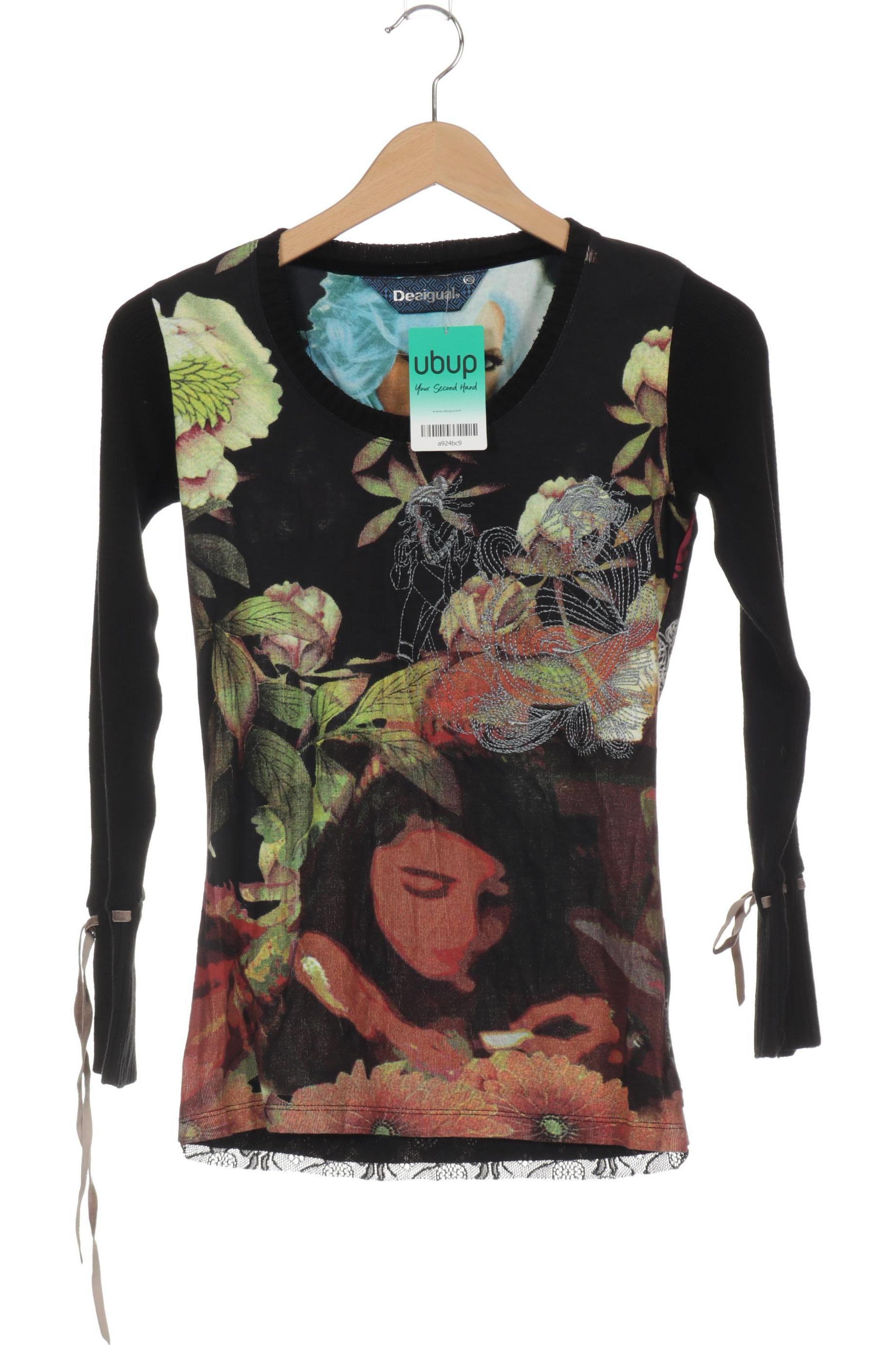 

Desigual Damen Langarmshirt, schwarz, Gr.