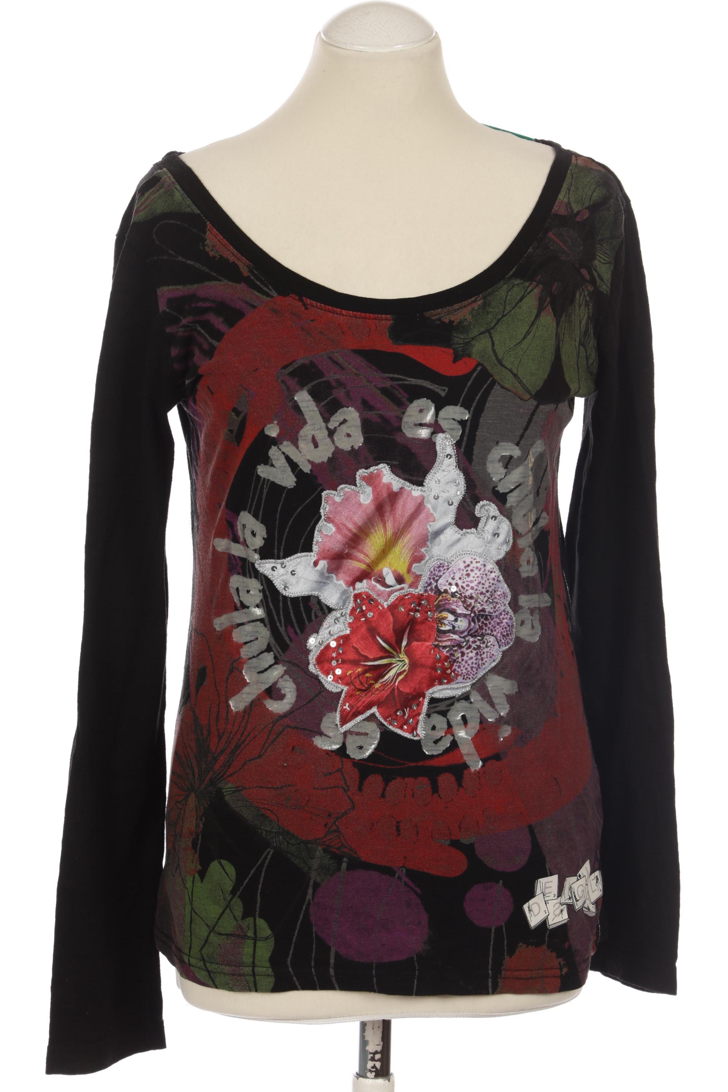 

Desigual Damen Langarmshirt, schwarz, Gr.