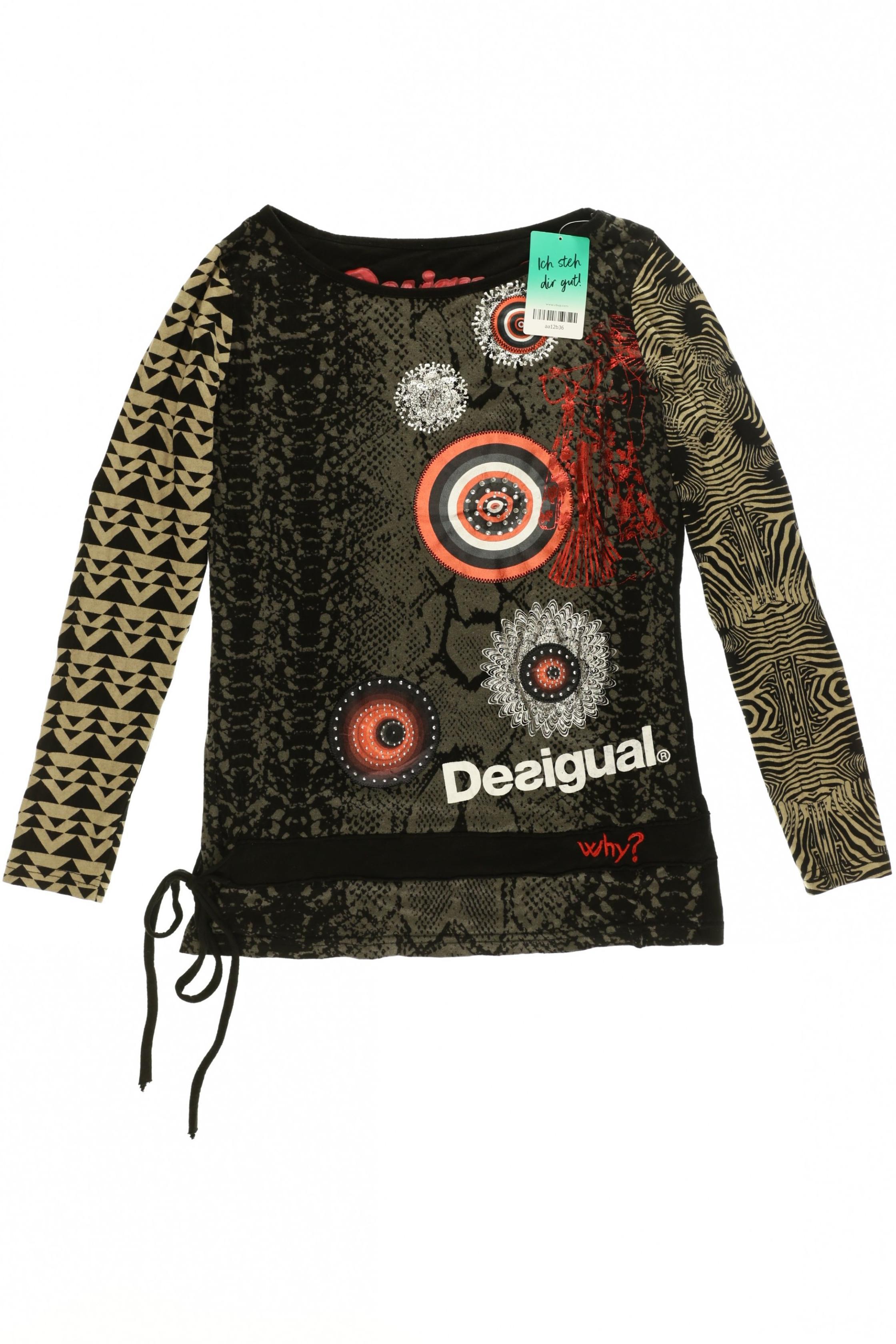

Desigual Damen Langarmshirt, schwarz, Gr.