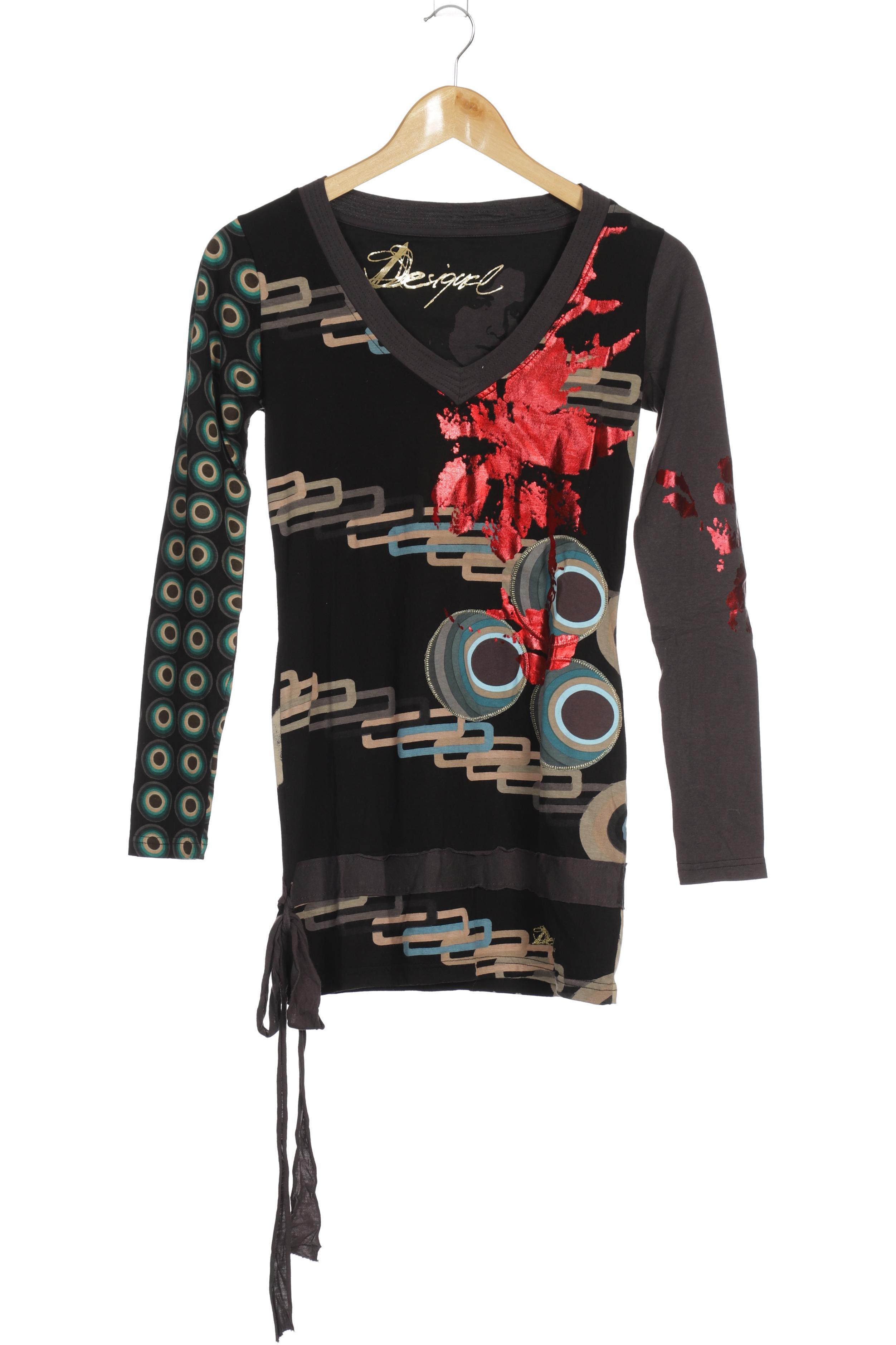 

Desigual Damen Langarmshirt, schwarz, Gr. 36