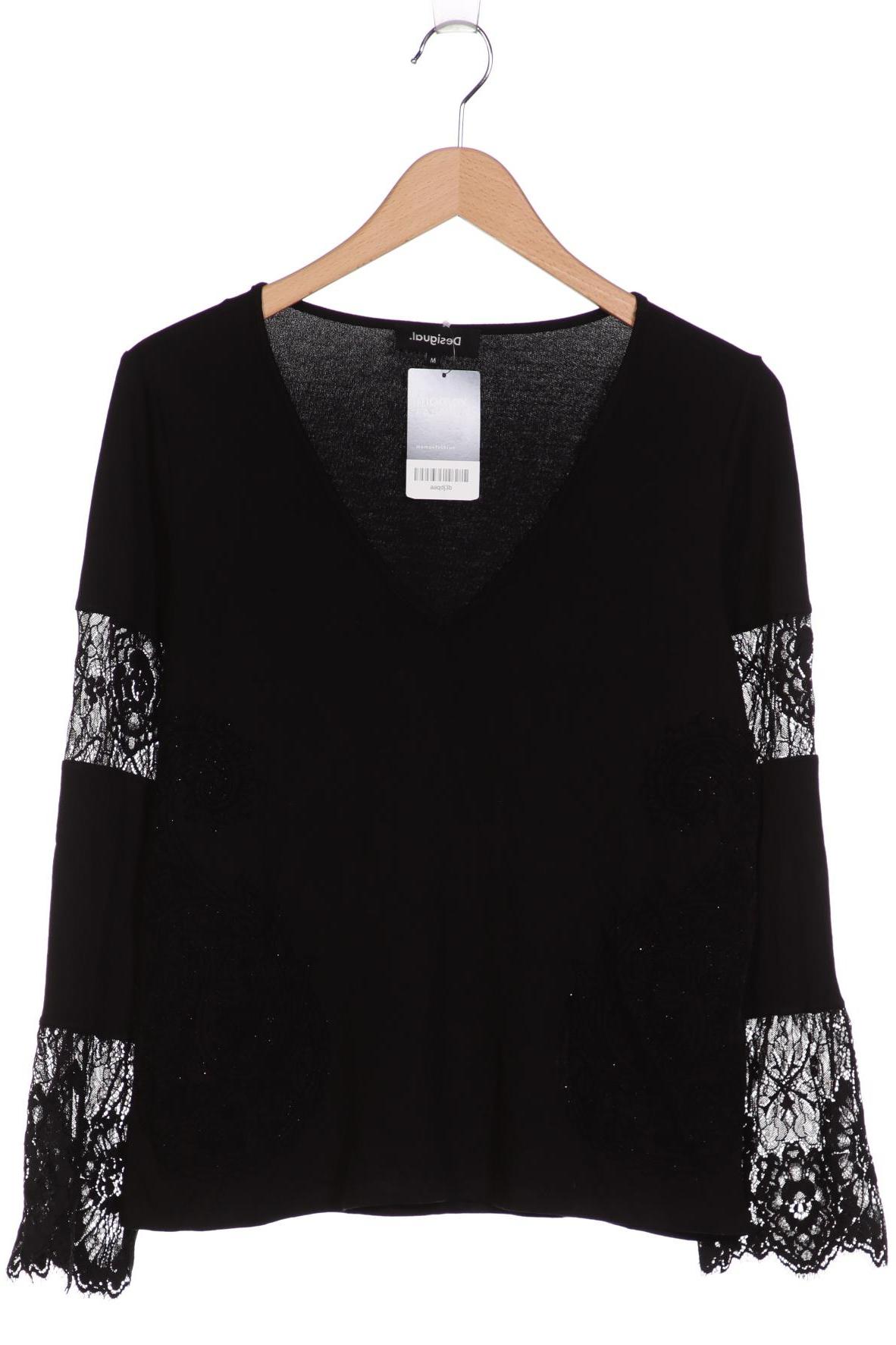 

Desigual Damen Langarmshirt, schwarz, Gr. 38