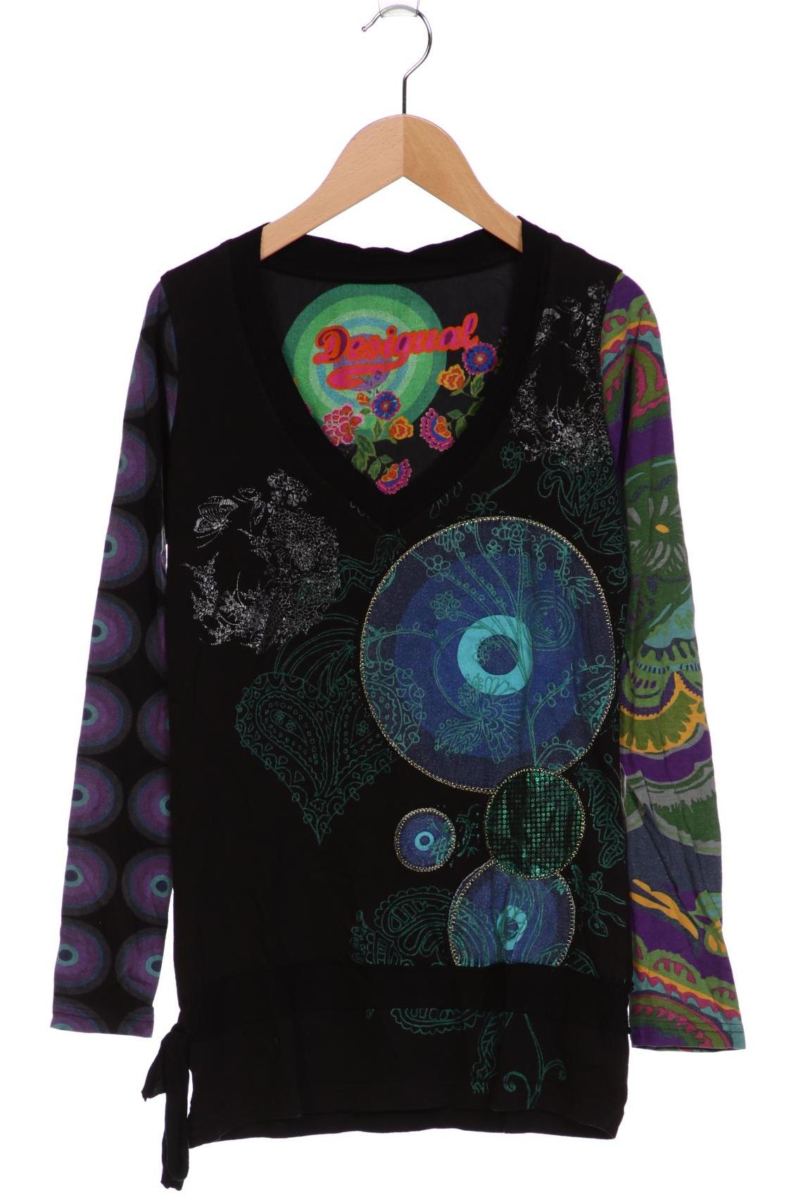 

Desigual Damen Langarmshirt, schwarz, Gr. 36