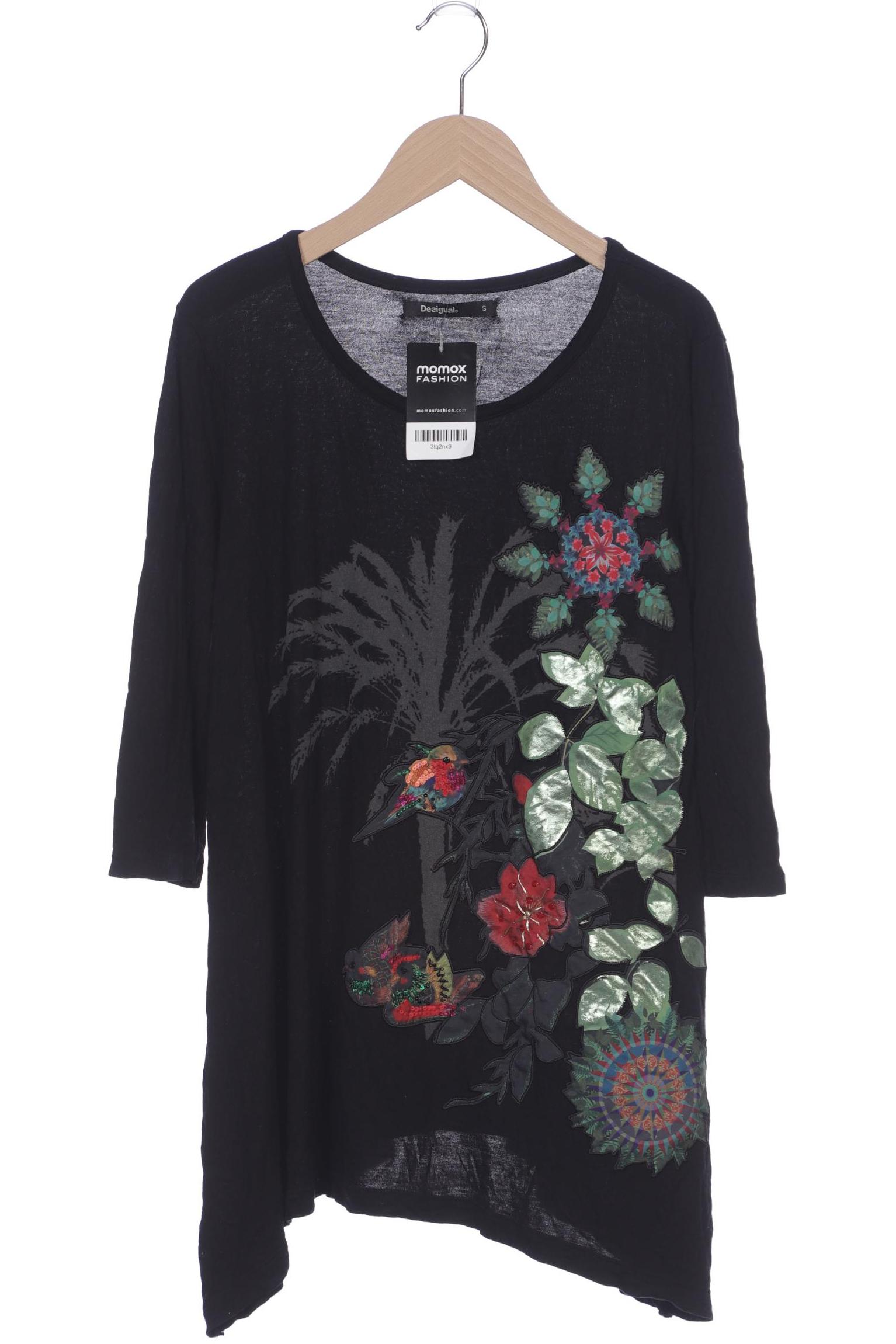 

Desigual Damen Langarmshirt, schwarz, Gr. 36