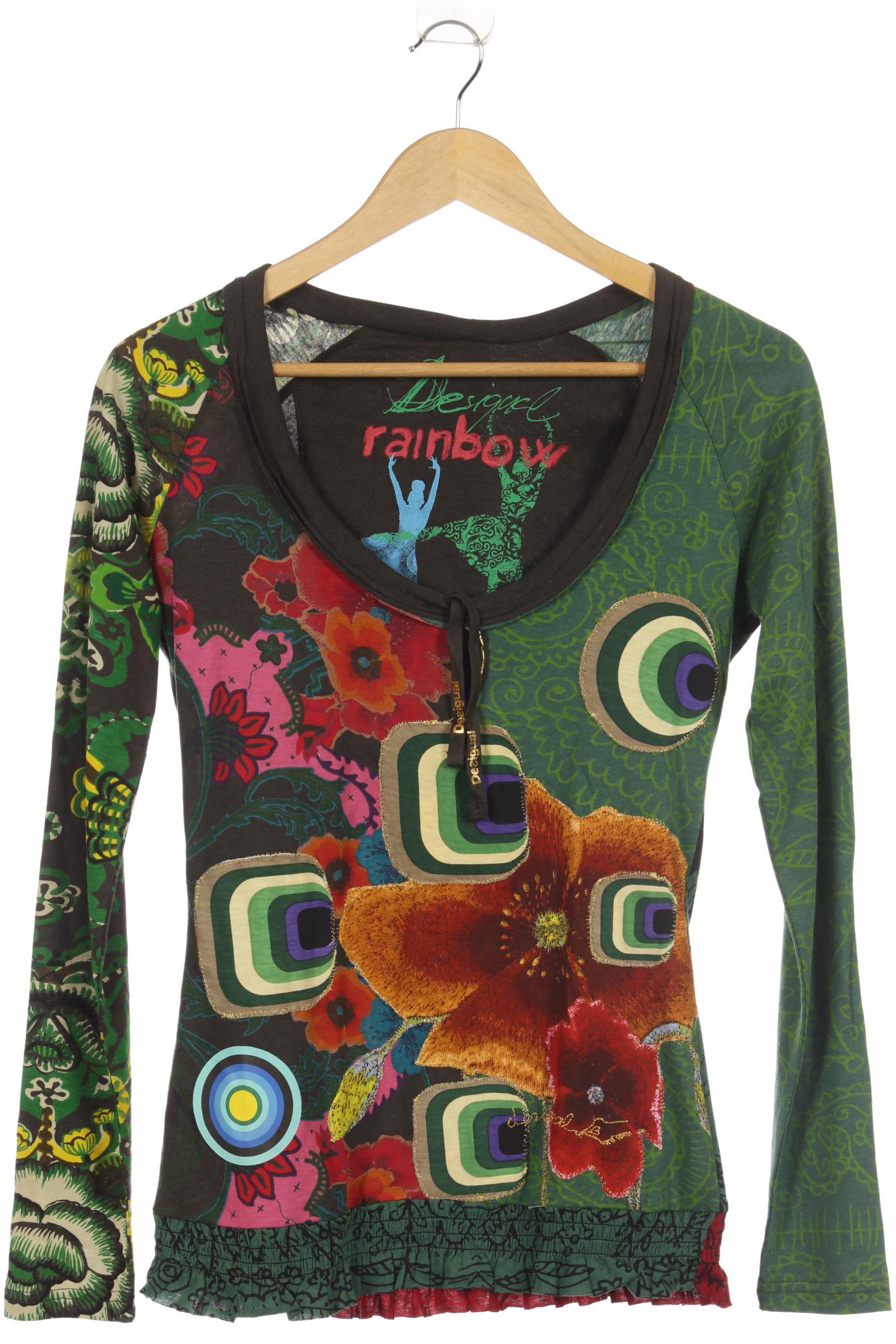 

Desigual Damen Langarmshirt, grün, Gr.
