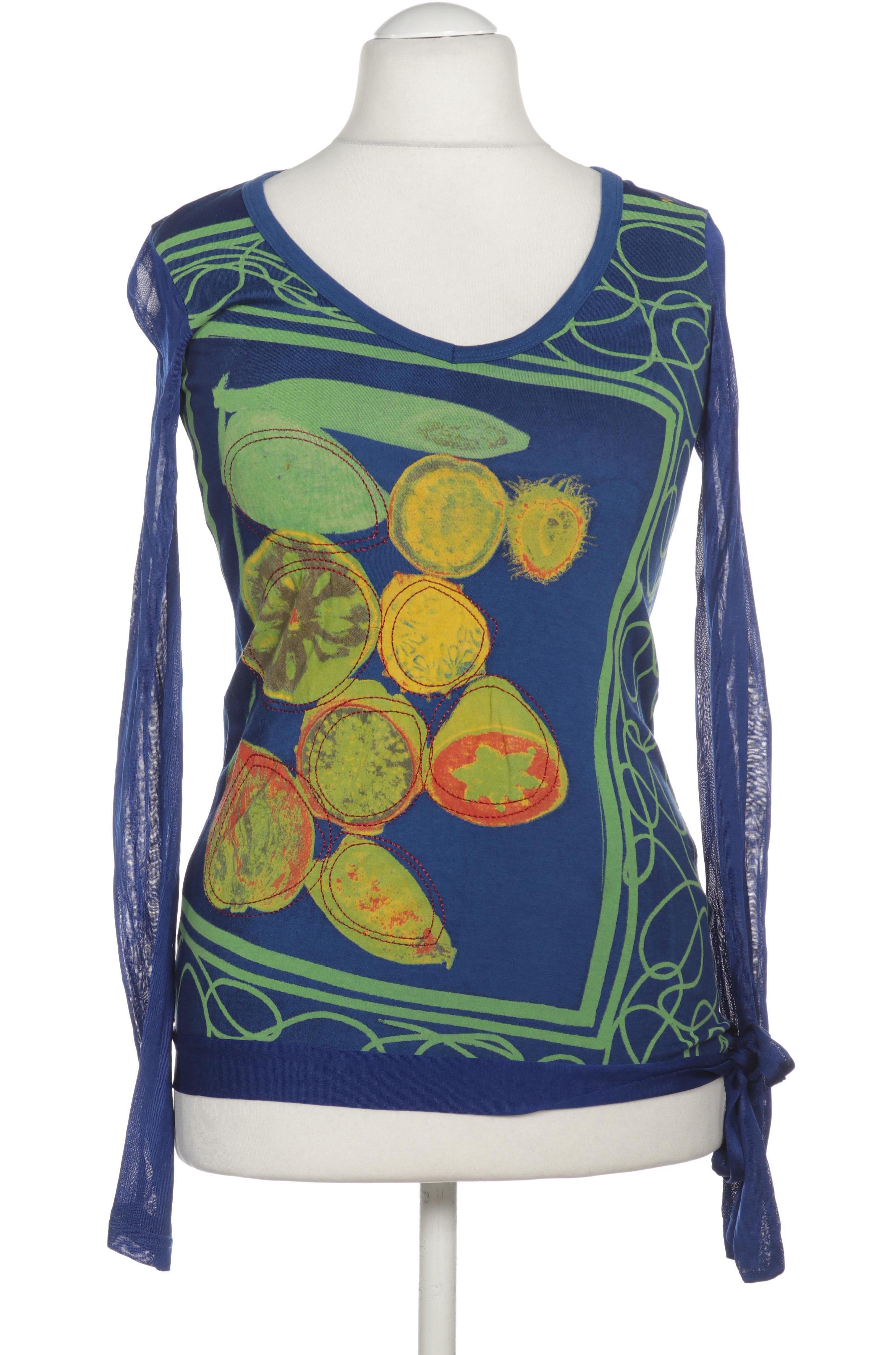 

Desigual Damen Langarmshirt, blau, Gr.
