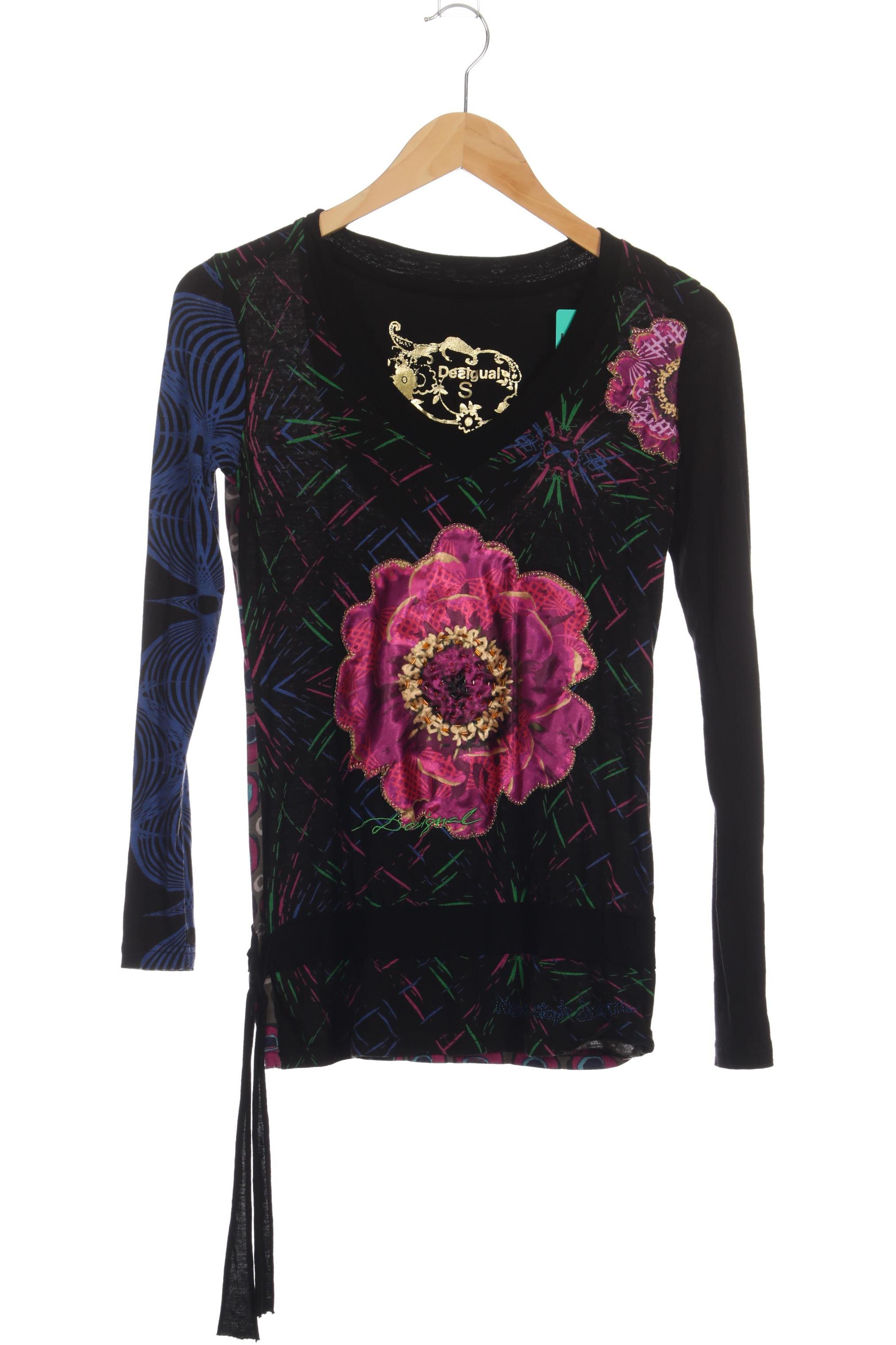 

Desigual Damen Langarmshirt, mehrfarbig, Gr. 36