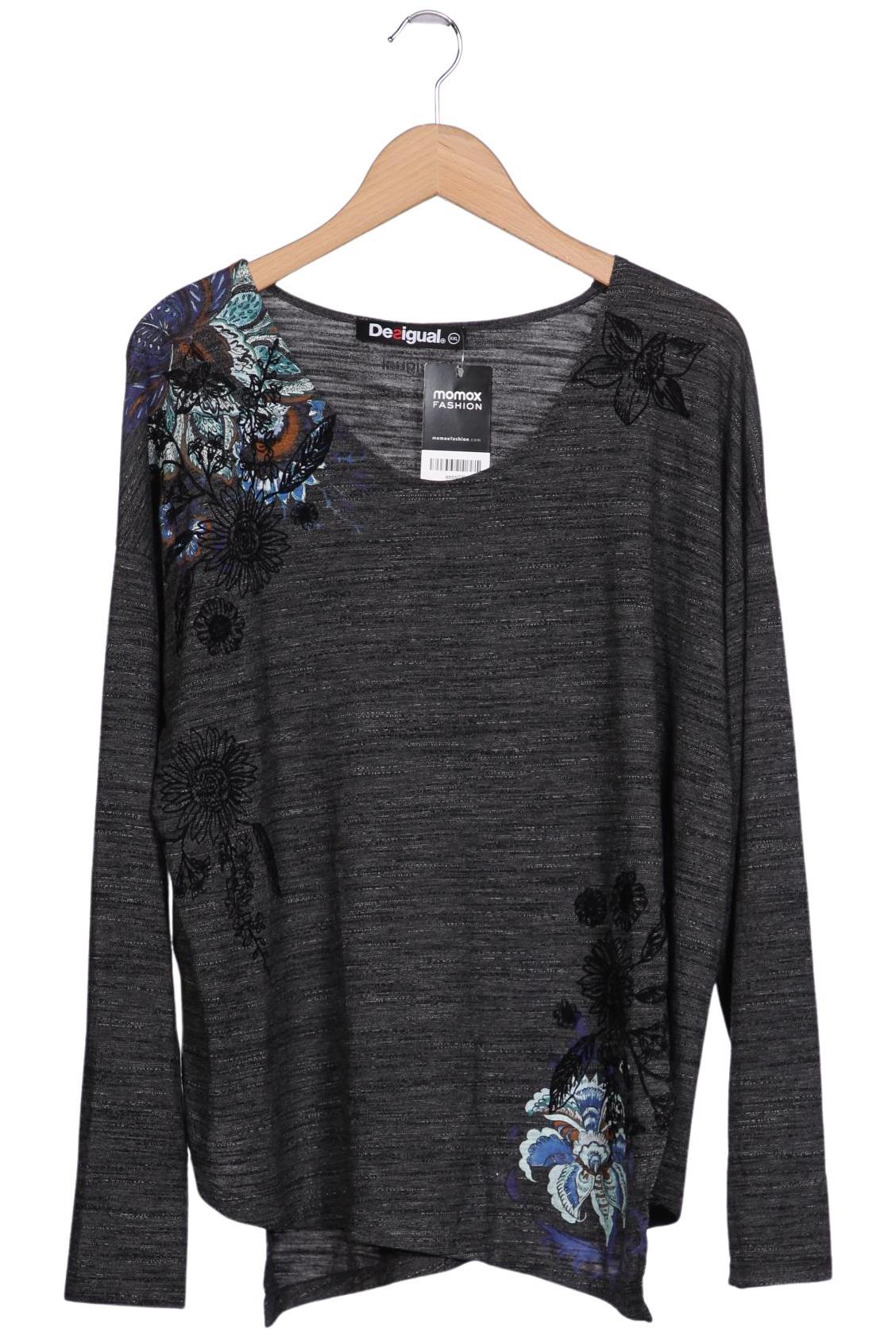 

Desigual Damen Langarmshirt, grau, Gr. 46