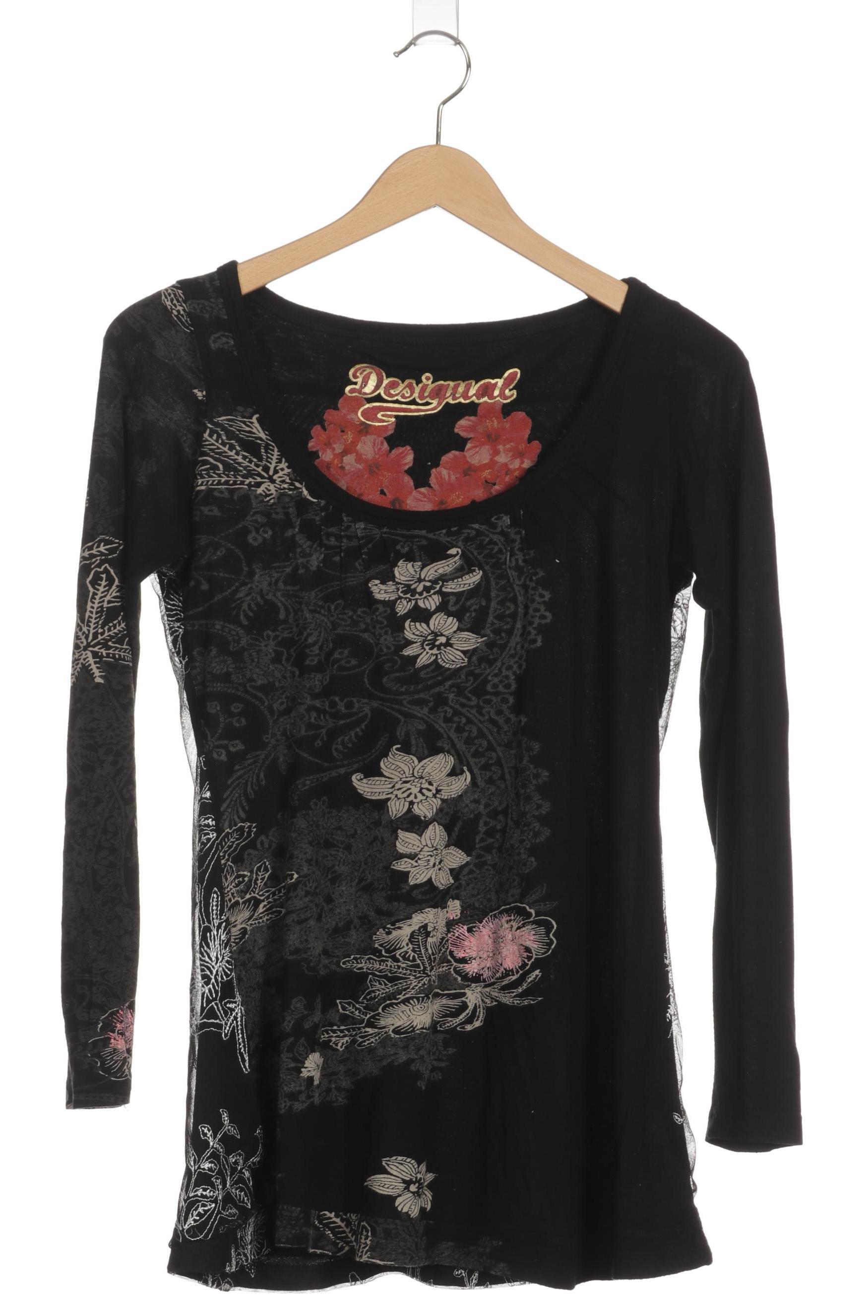 

Desigual Damen Langarmshirt, schwarz, Gr.