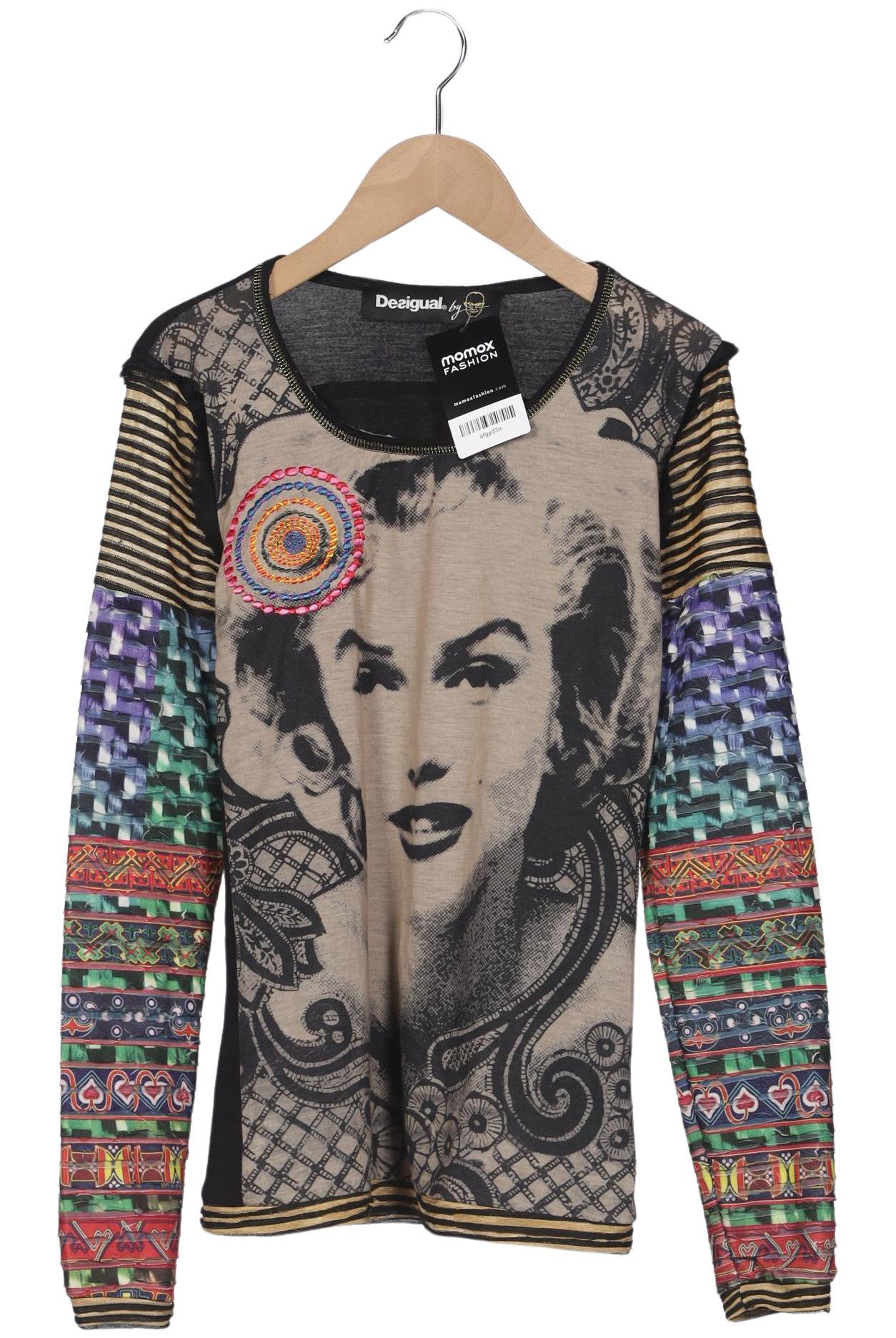 

Desigual Damen Langarmshirt, mehrfarbig, Gr. 36