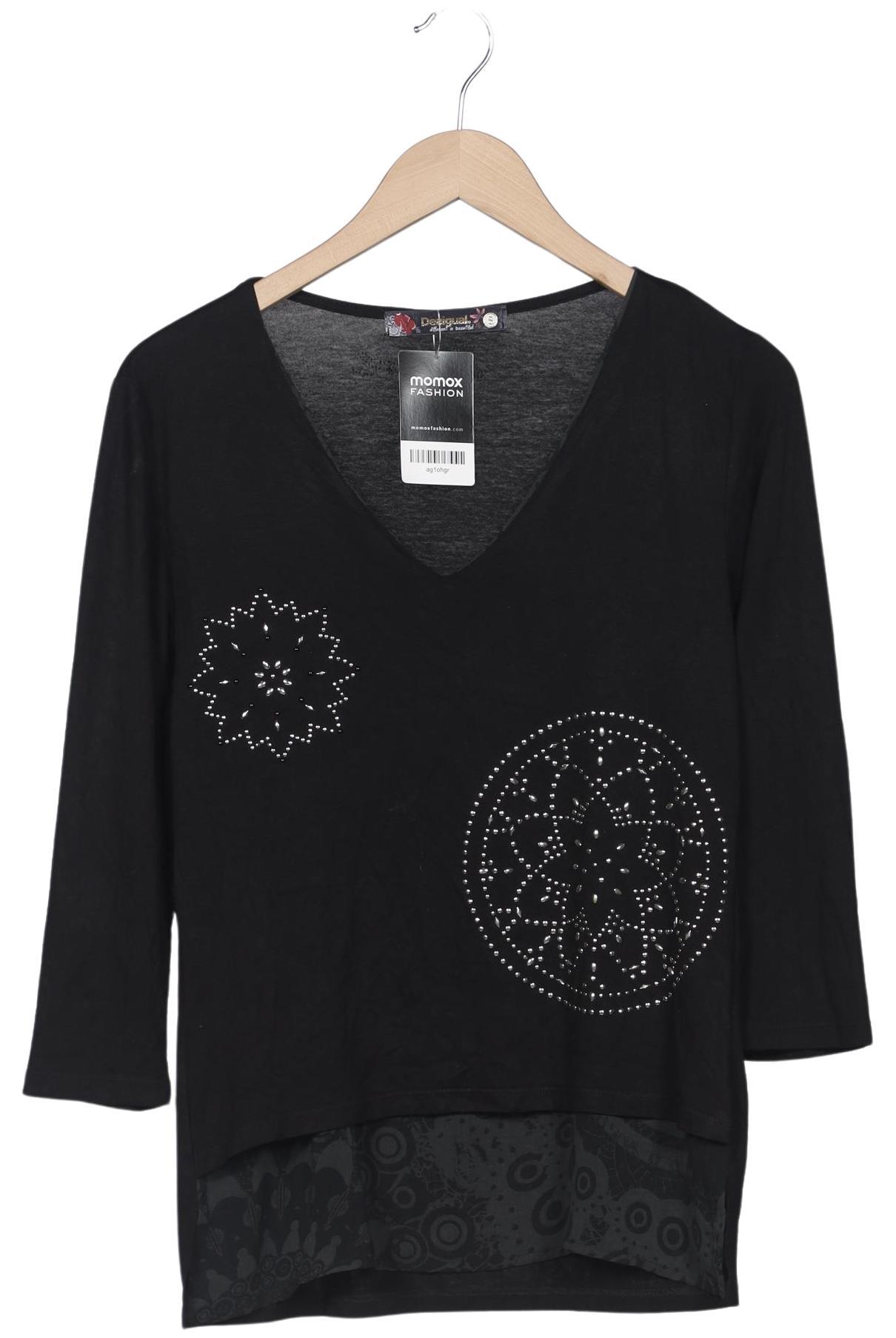 

Desigual Damen Langarmshirt, schwarz, Gr. 36