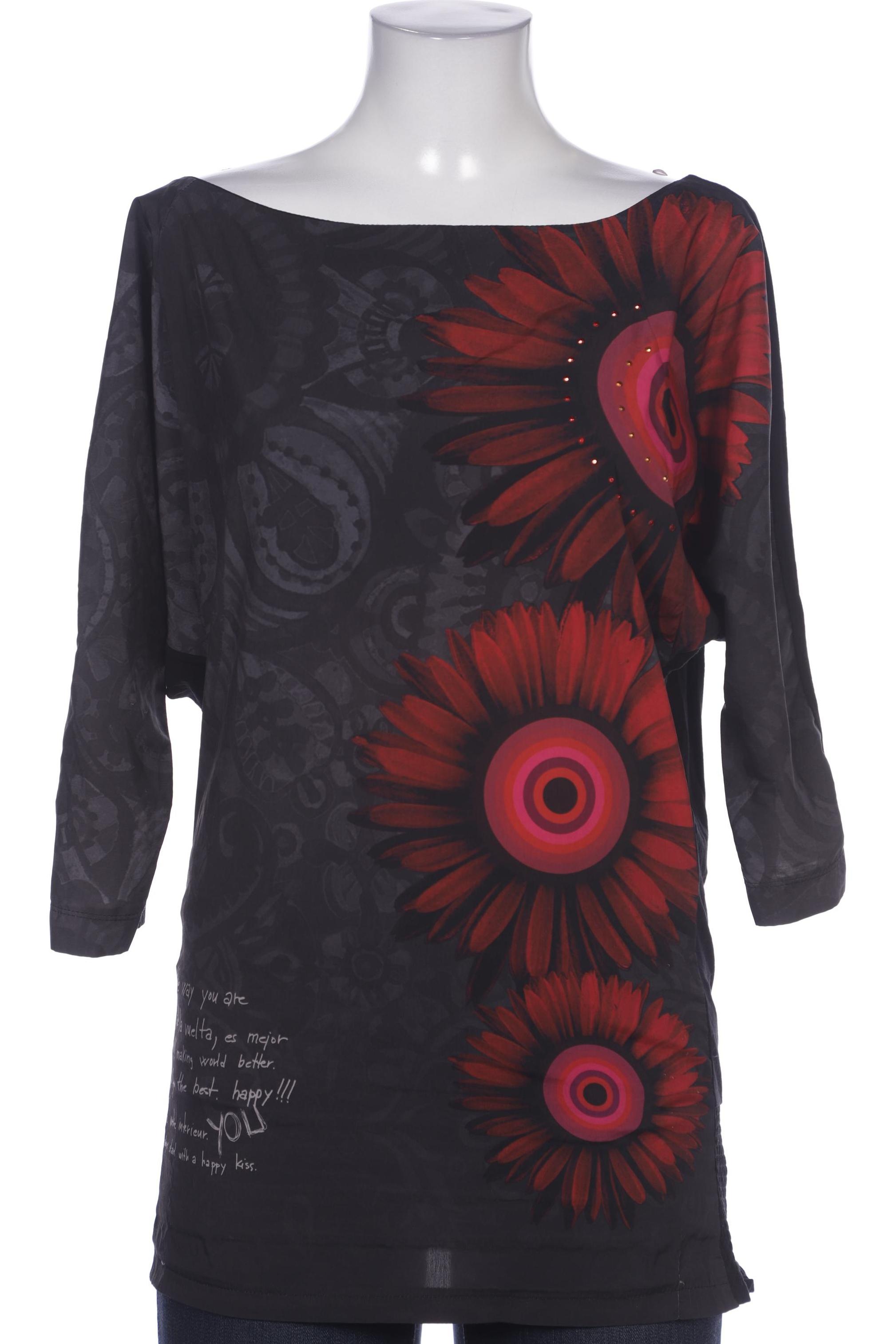 

Desigual Damen Langarmshirt, schwarz, Gr. 38