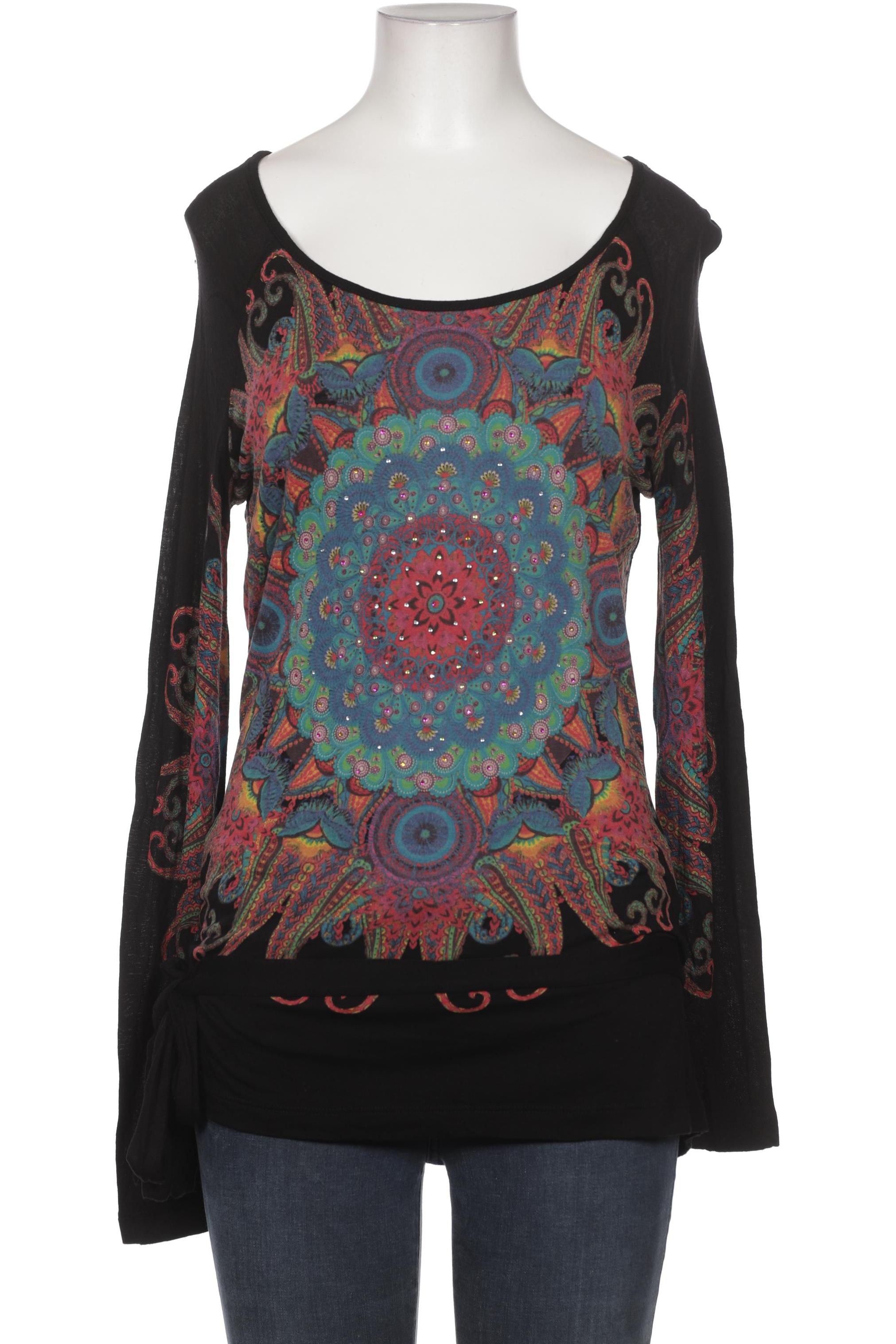 

Desigual Damen Langarmshirt, schwarz, Gr. 38