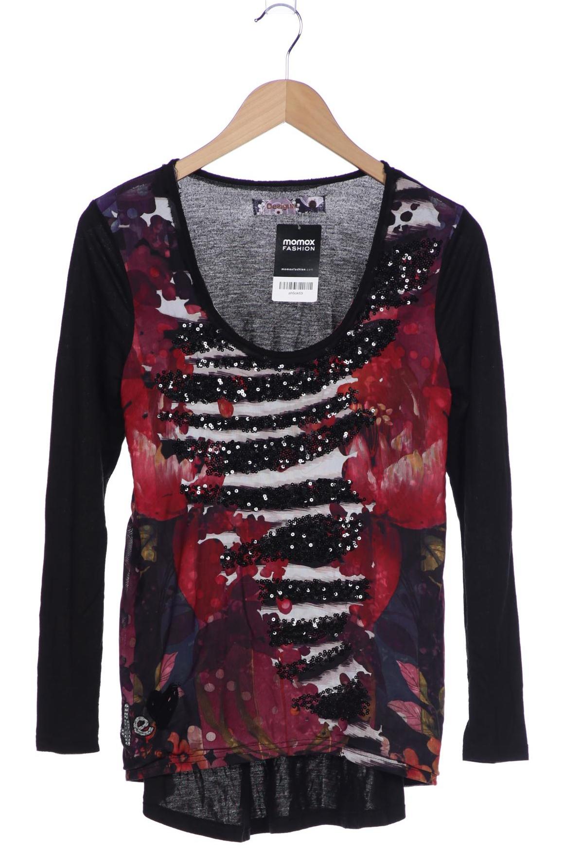 

Desigual Damen Langarmshirt, schwarz, Gr. 38