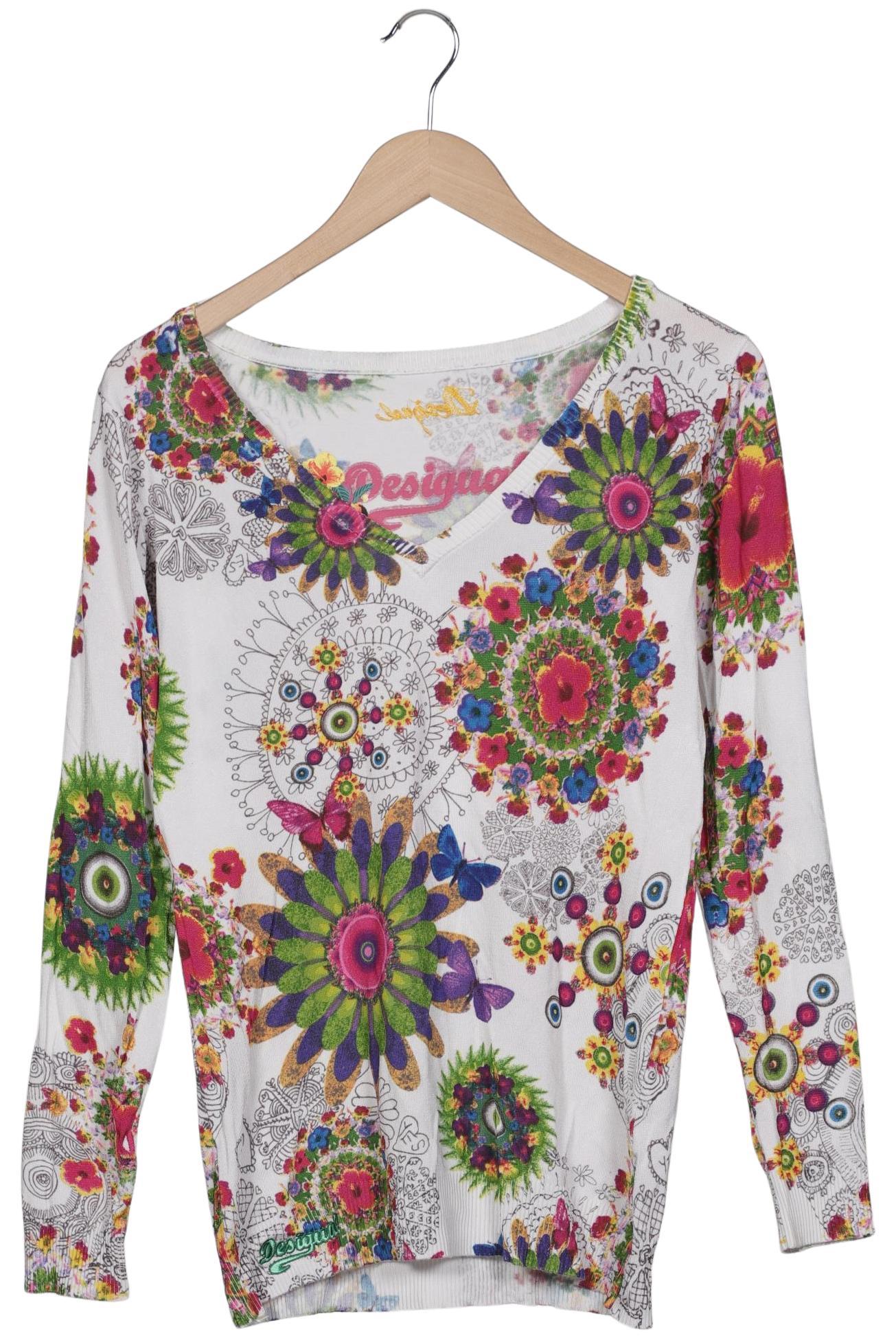 

Desigual Damen Langarmshirt, weiß, Gr. 42