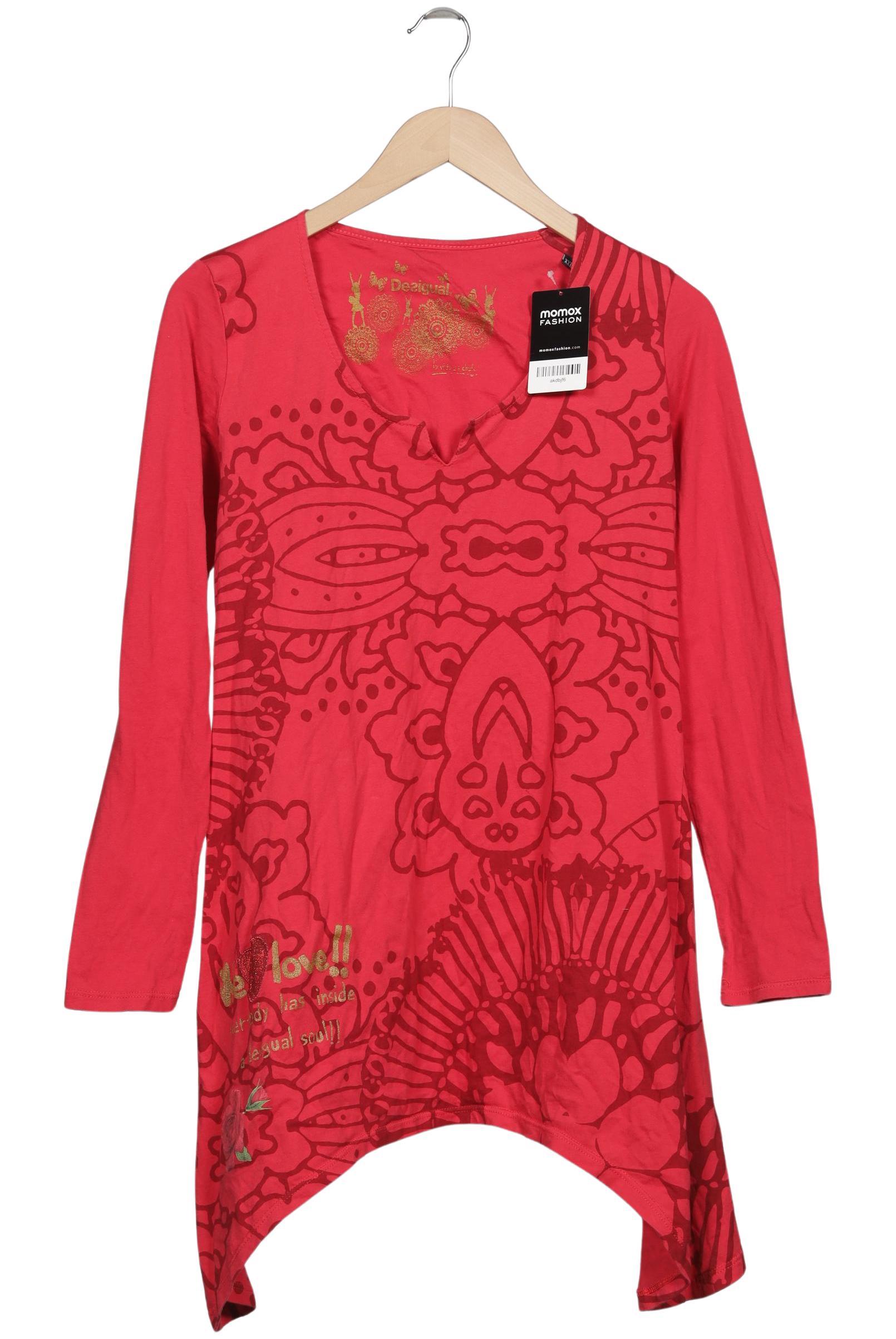 

Desigual Damen Langarmshirt, rot, Gr. 46